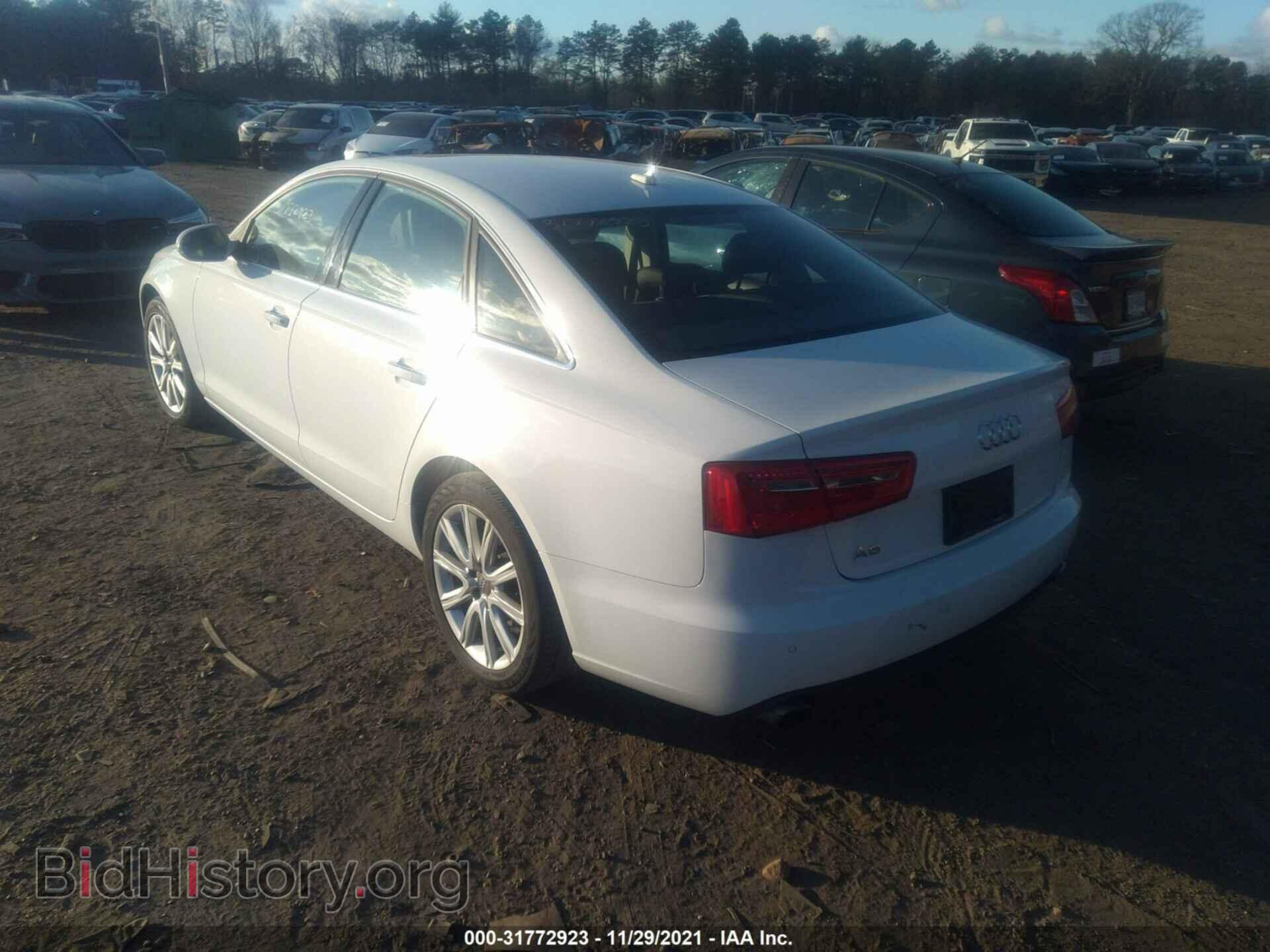 2013 AUDI A6 - VIN: WAUGFAFC3DN016526 - Фото 3