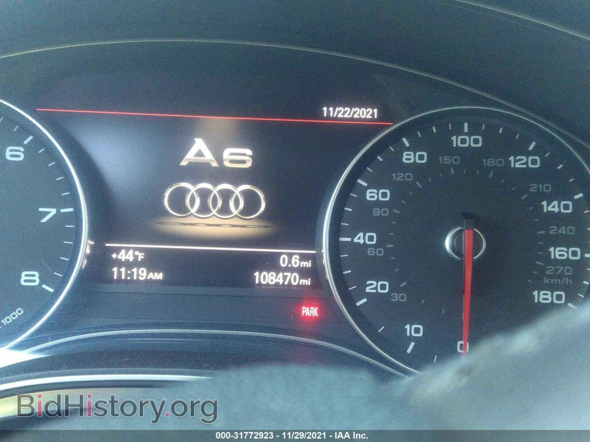 2013 AUDI A6 - VIN: WAUGFAFC3DN016526 - Фото 7