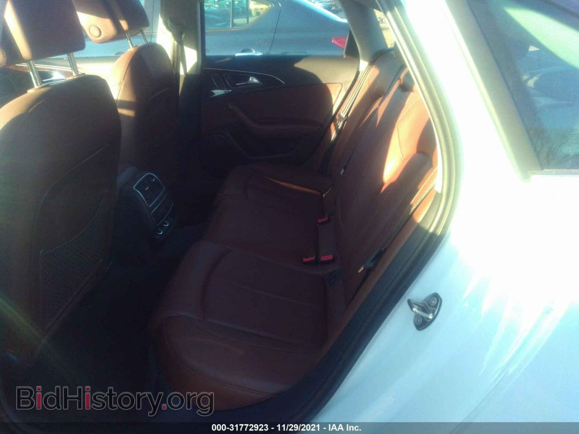 2013 AUDI A6 - VIN: WAUGFAFC3DN016526 - Фото 8