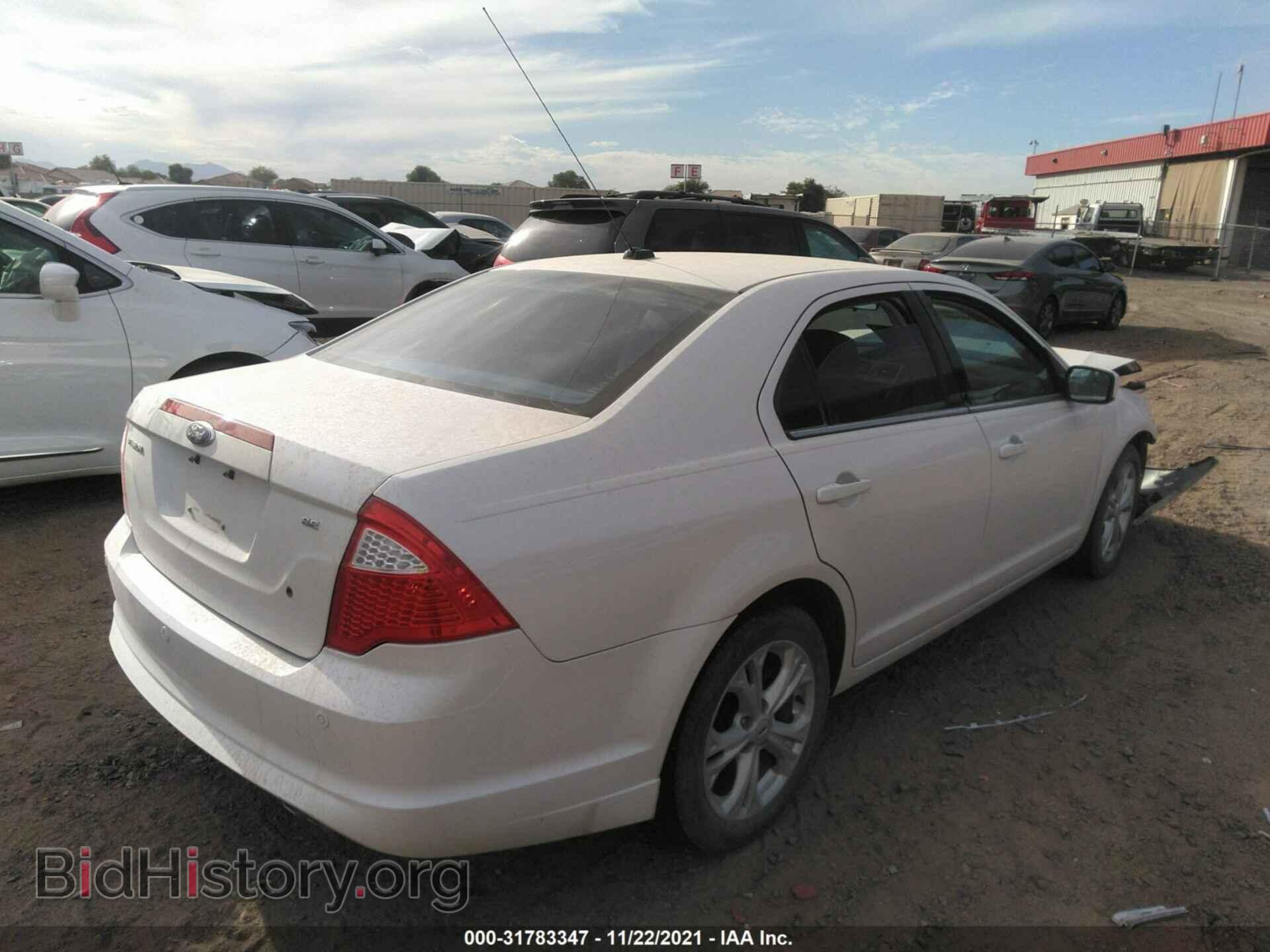 2012 FORD FUSION - VIN: 3FAHP0HA0CR141981 - Фото 4