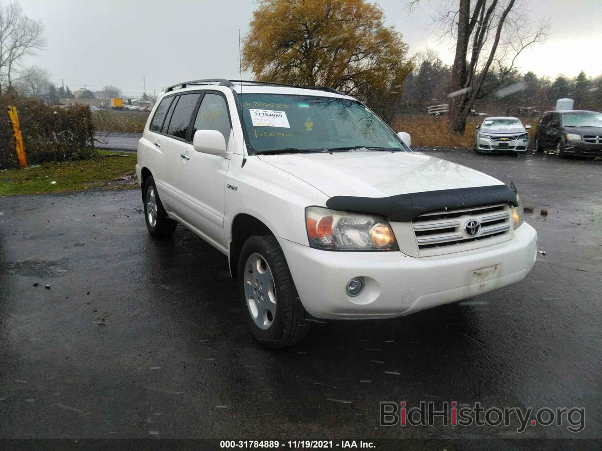 Photo JTEEP21A160167752 - TOYOTA HIGHLANDER 2006