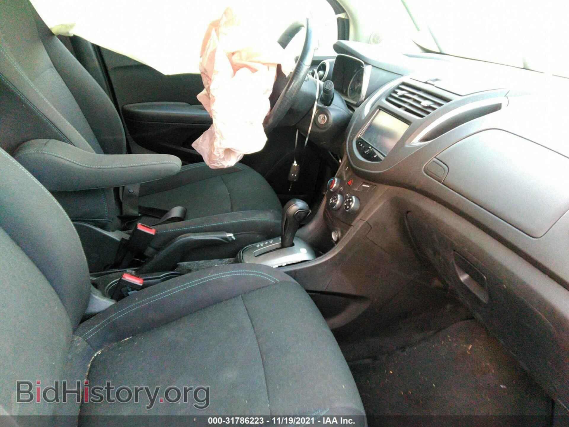 2016 CHEVROLET TRAX - VIN: KL7CJKSB5GB540265 - Фото 5