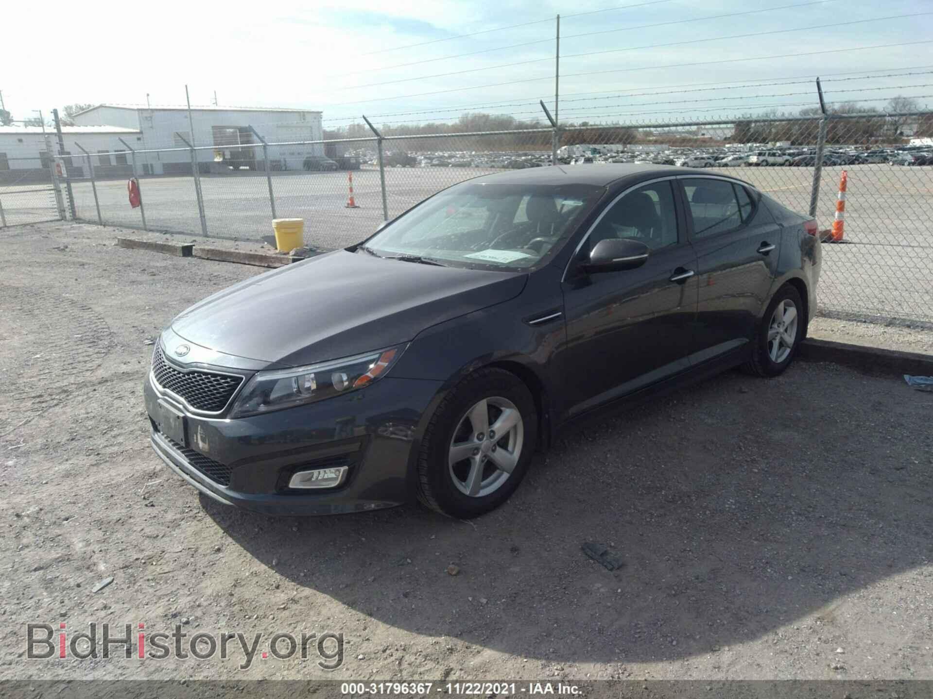 2015 KIA OPTIMA - VIN: KNAGM4A79F5641310 - Фото 2