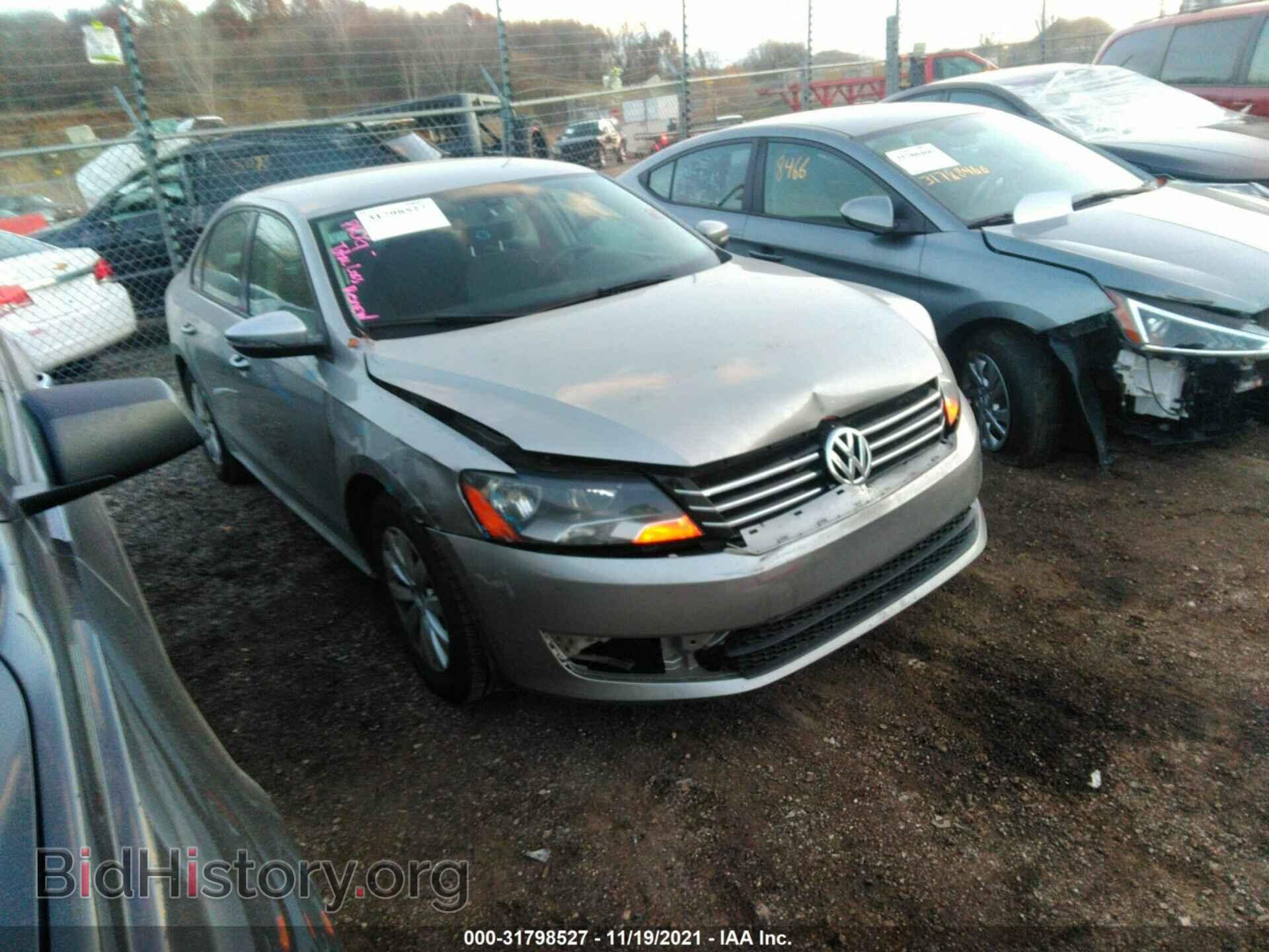 Photo 1VWAH7A33CC080621 - VOLKSWAGEN PASSAT 2012
