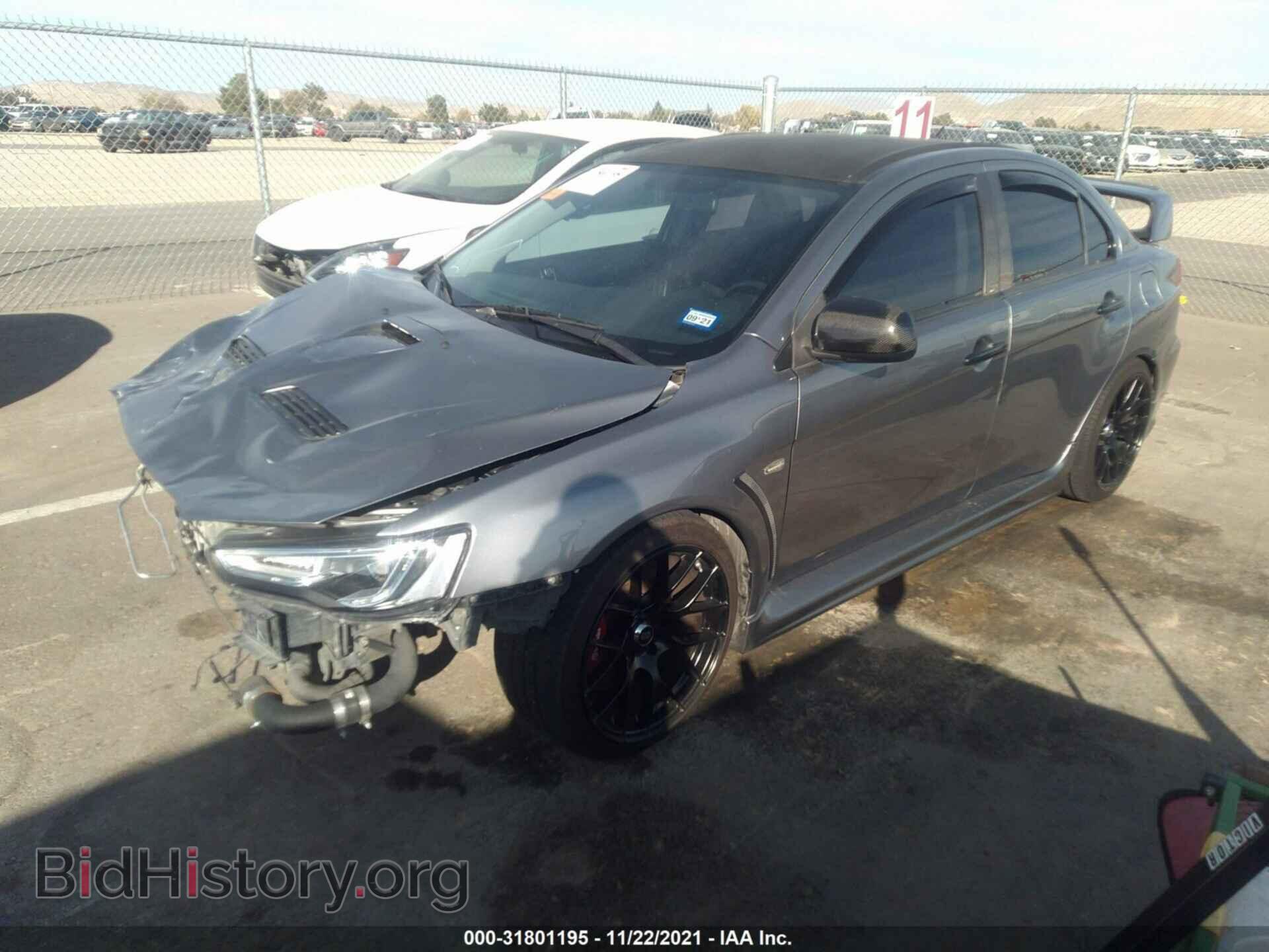 2012 MITSUBISHI LANCER EVOLUTION - VIN: JA32W8FV3CU010574 - Фото 2