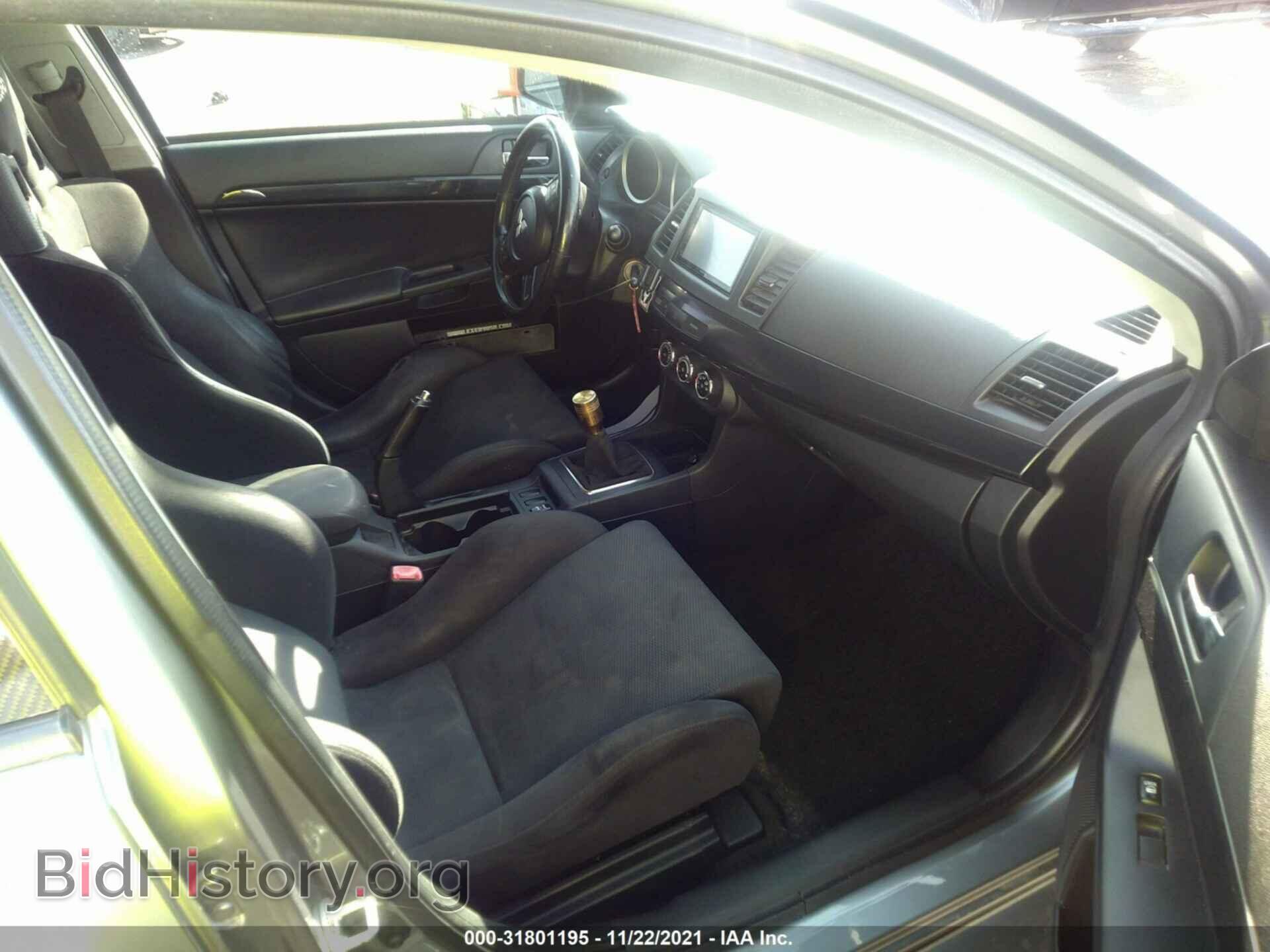 2012 MITSUBISHI LANCER EVOLUTION - VIN: JA32W8FV3CU010574 - Фото 5