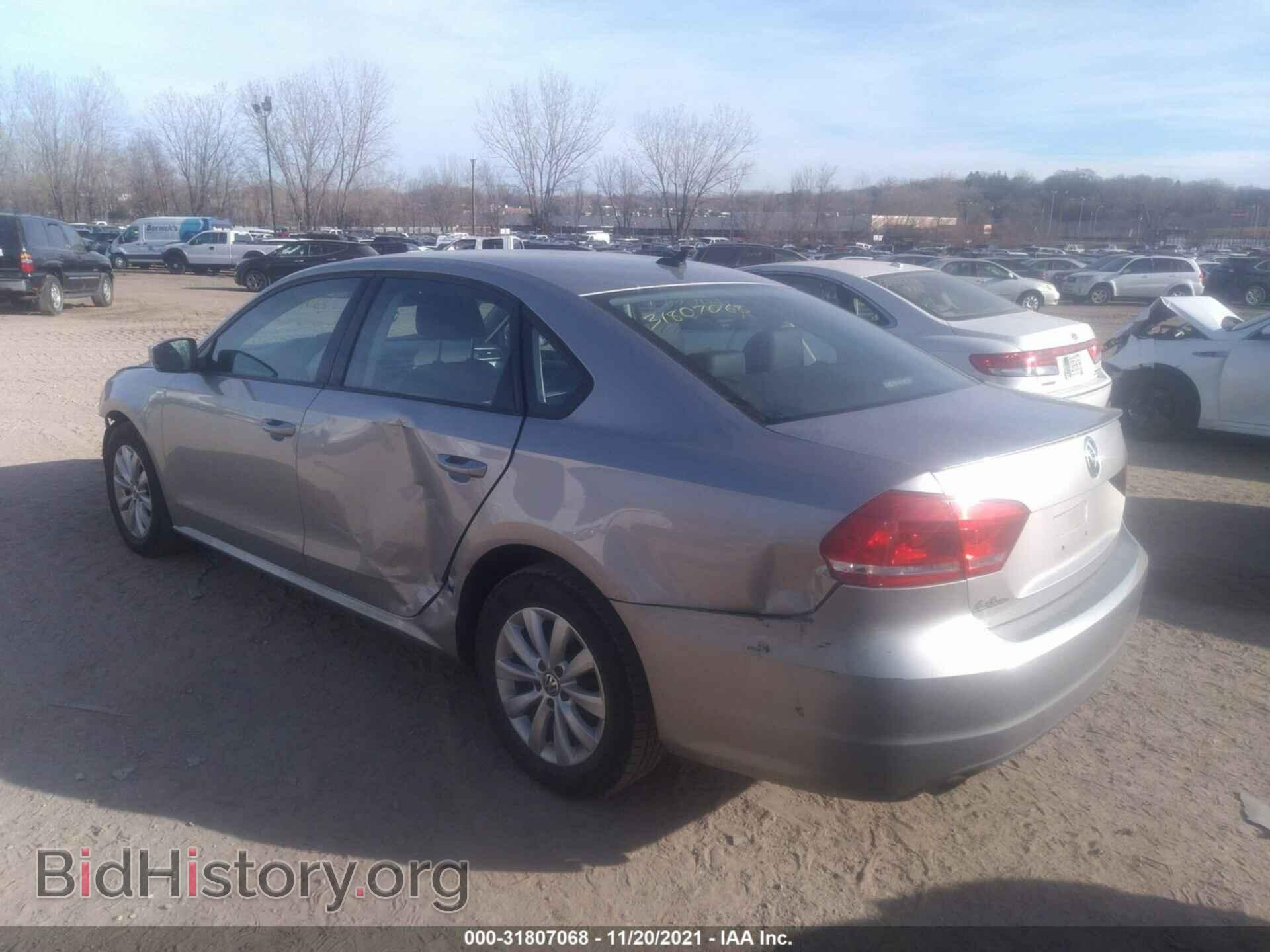 2014 VOLKSWAGEN PASSAT - VIN: 1VWAT7A35EC100532 - Фото 3