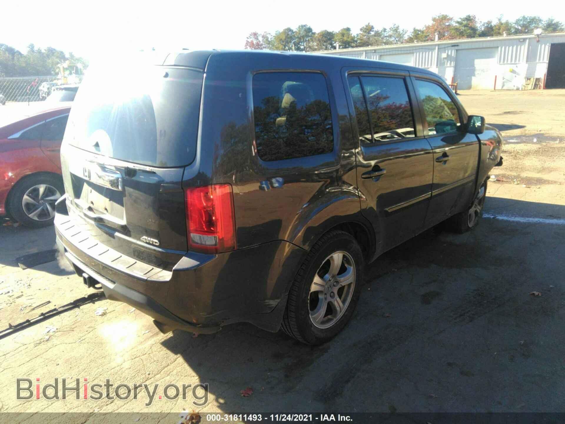 2013 HONDA PILOT - VIN: 5FNYF4H56DB016834 - Фото 4