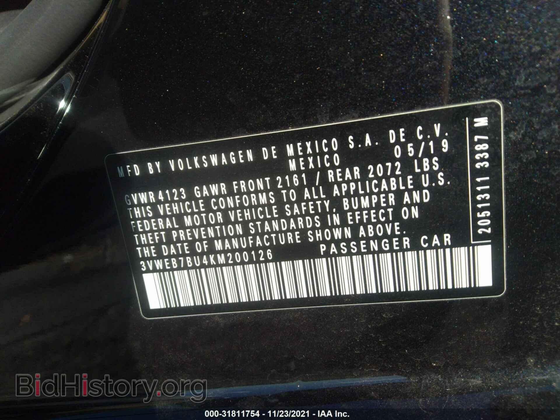 2019 VOLKSWAGEN JETTA - VIN: 3VWEB7BU4KM200126 - Фото 9