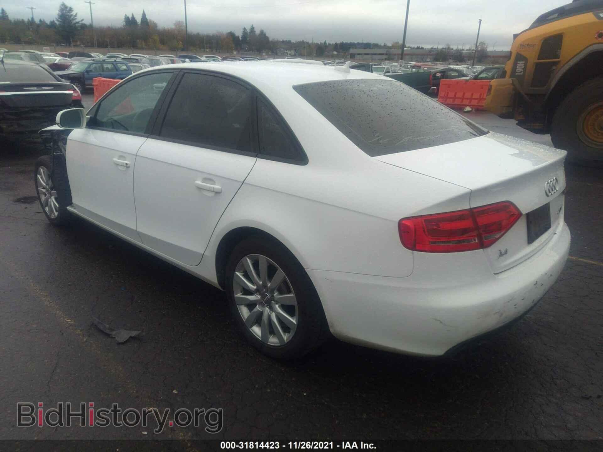 2012 AUDI A4 - VIN: WAUAFAFL0CN016052 - Фото 3