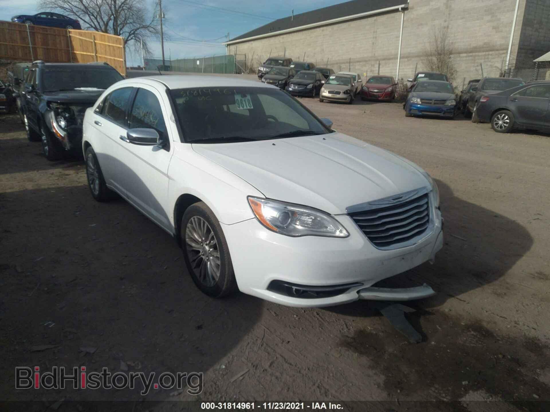 Фотография 1C3CCBCB2CN257315 - CHRYSLER 200 2012