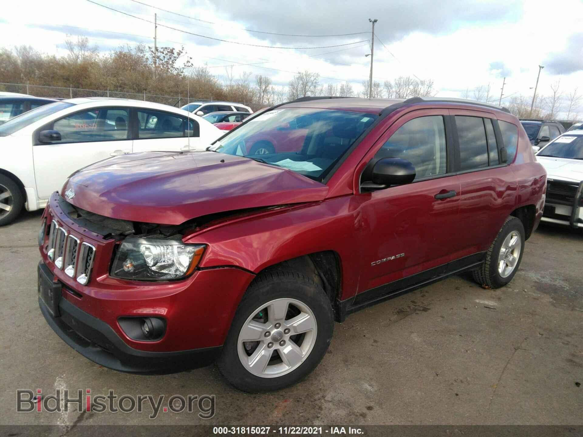 2017 JEEP COMPASS - VIN: 1C4NJCBB7HD185557 - Фото 2