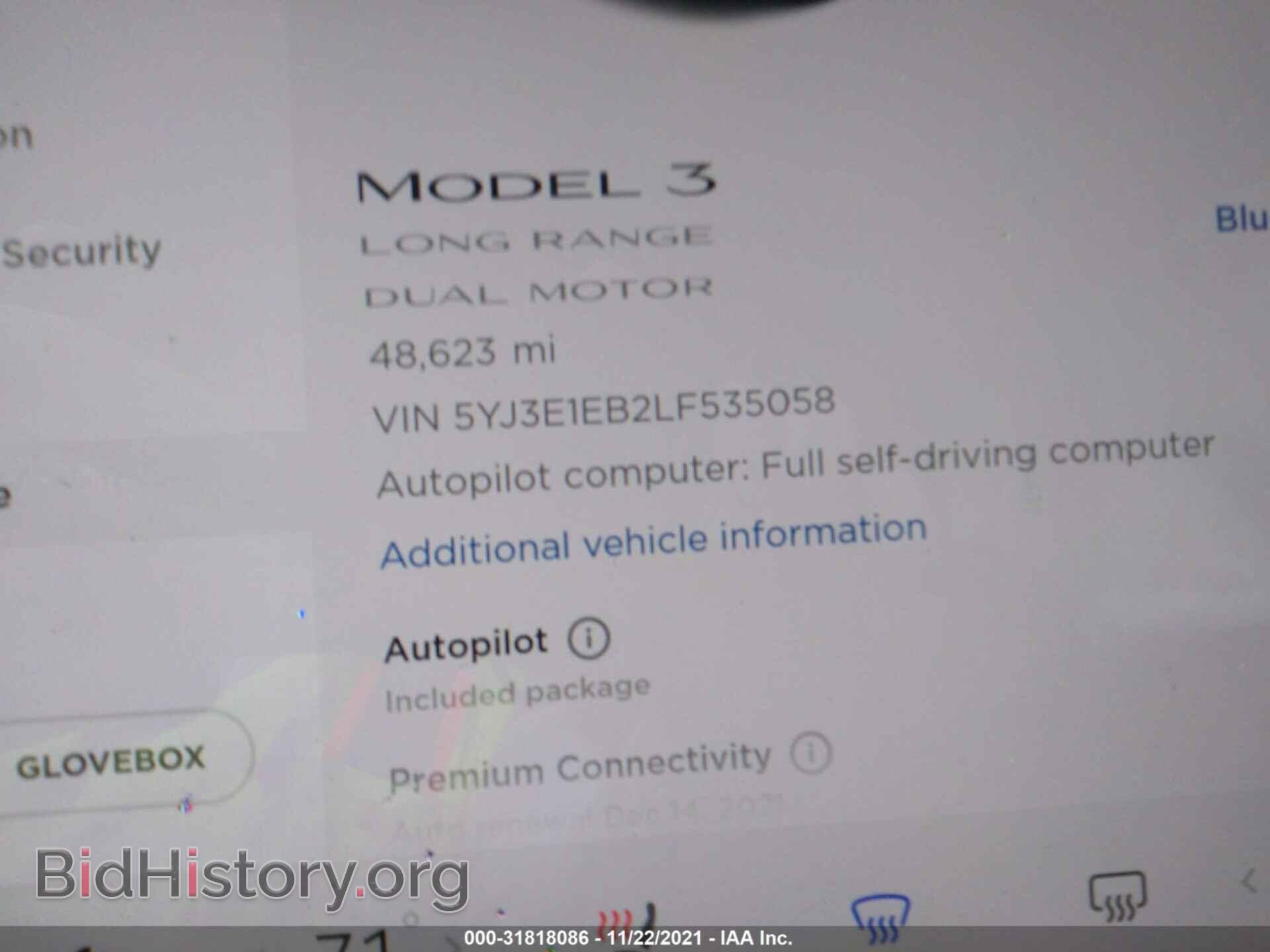 2020 TESLA MODEL 3 - VIN: 5YJ3E1EB2LF535058 - Фото 9