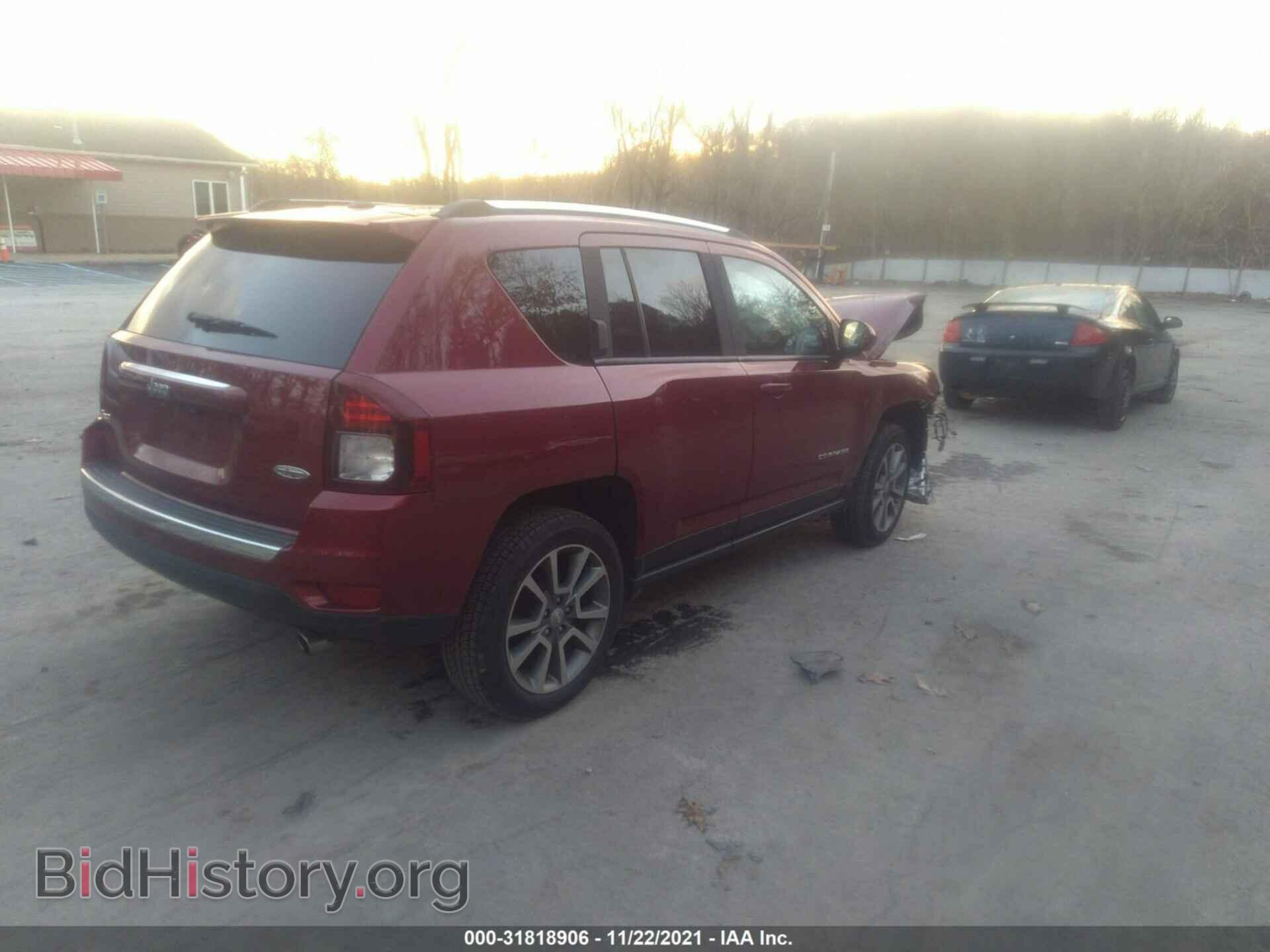 2016 JEEP COMPASS - VIN: 1C4NJDEB8GD765979 - Фото 4