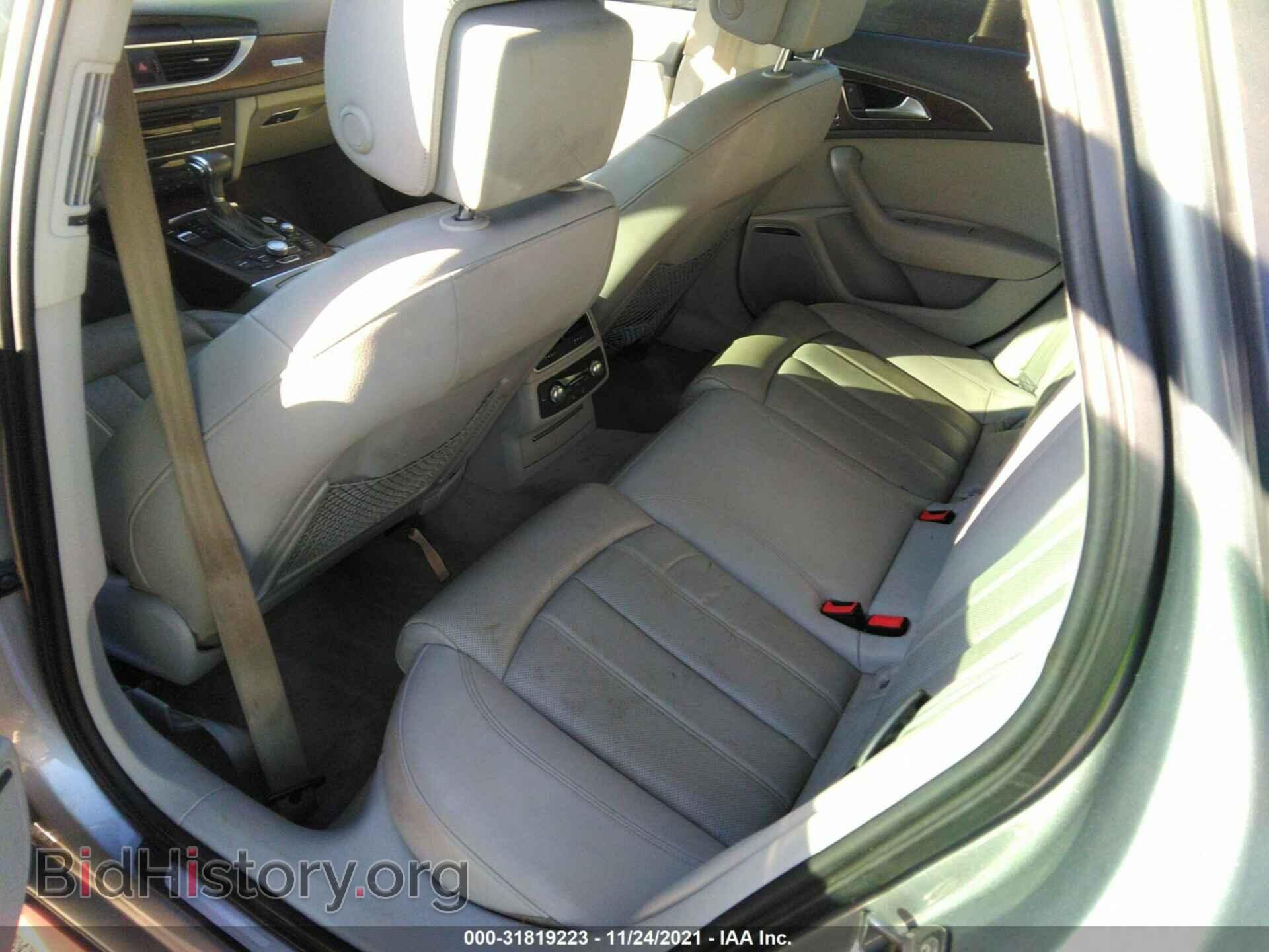 2012 AUDI A6 - VIN: WAUHGAFC2CN073607 - Фото 8