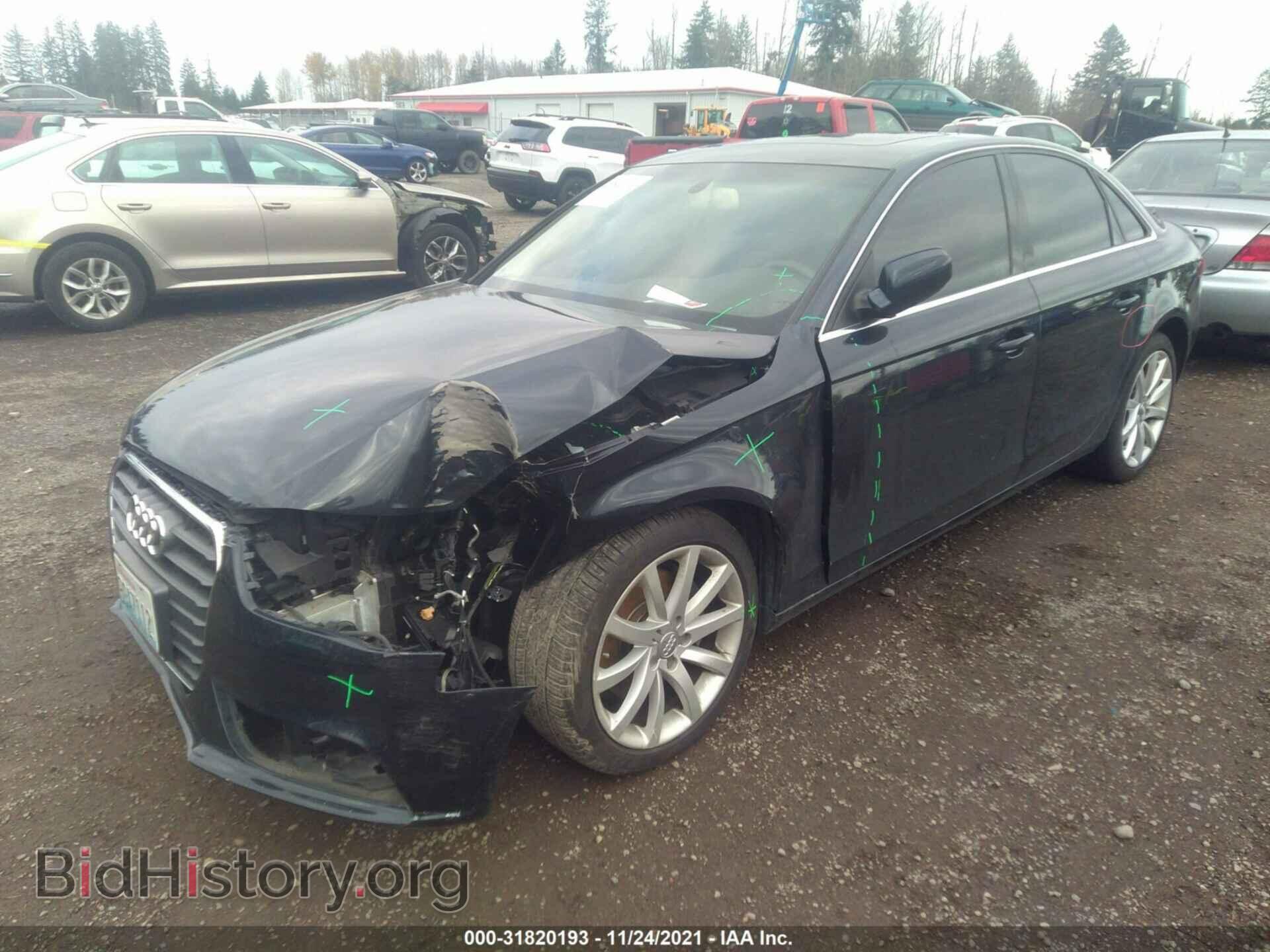 2013 AUDI A4 - VIN: WAUFFAFL4DN041527 - Фото 2
