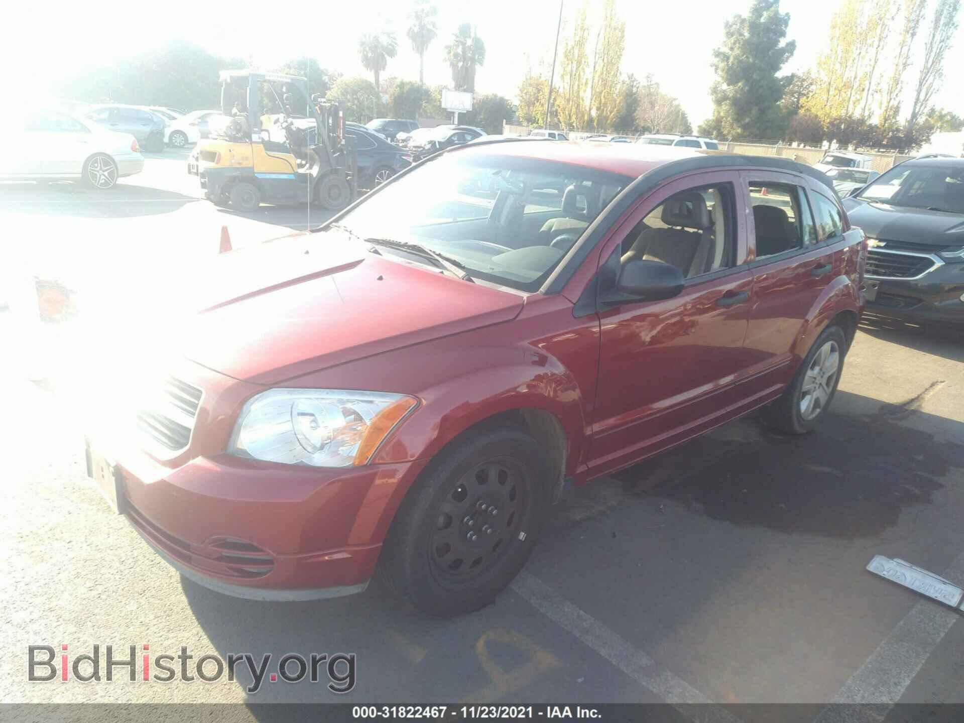 2007 DODGE CALIBER - VIN: 1B3HB48B87D108848 - Фото 2
