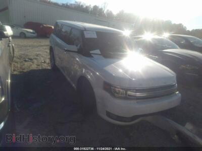 2014 Ford FLEX Limited, белый — VIN 2FMGK5D89EBD00319, IAAI