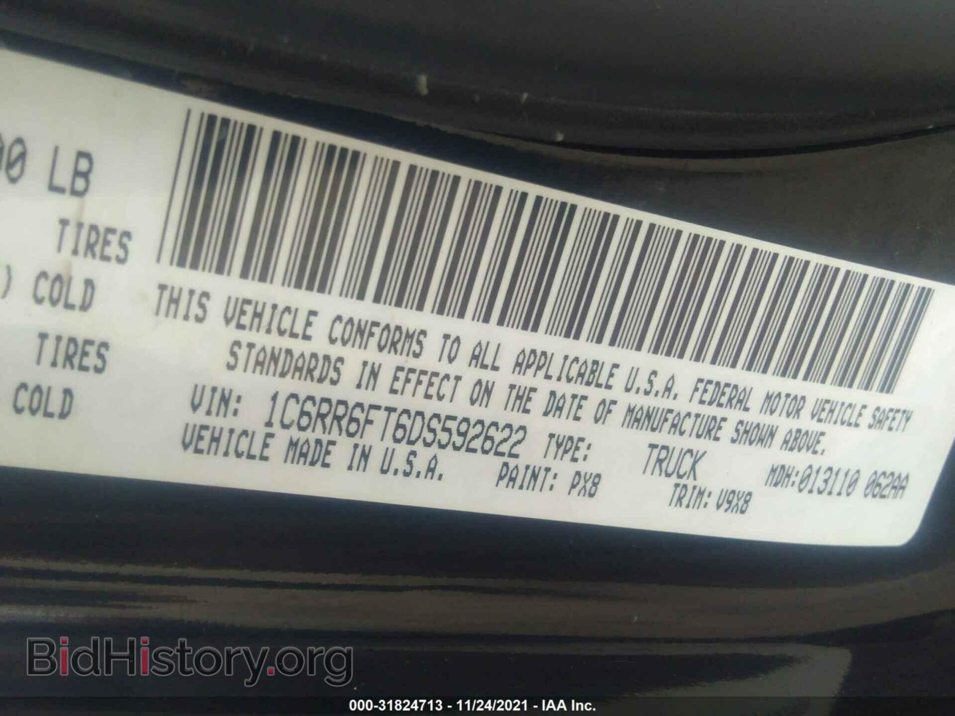 2013 RAM 1500 - VIN: 1C6RR6FT6DS592622 - Photo 9