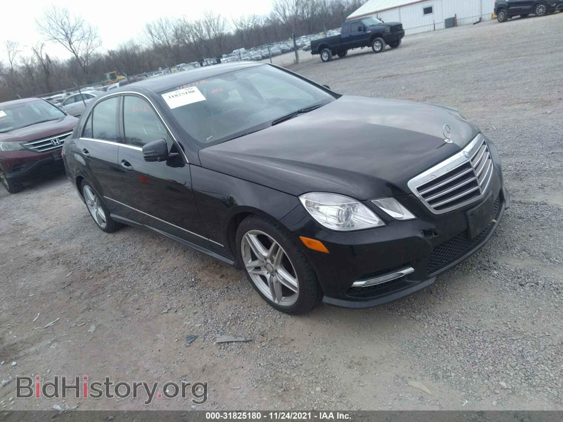 Photo WDDHF8JB8DA685306 - MERCEDES-BENZ E-CLASS 2013