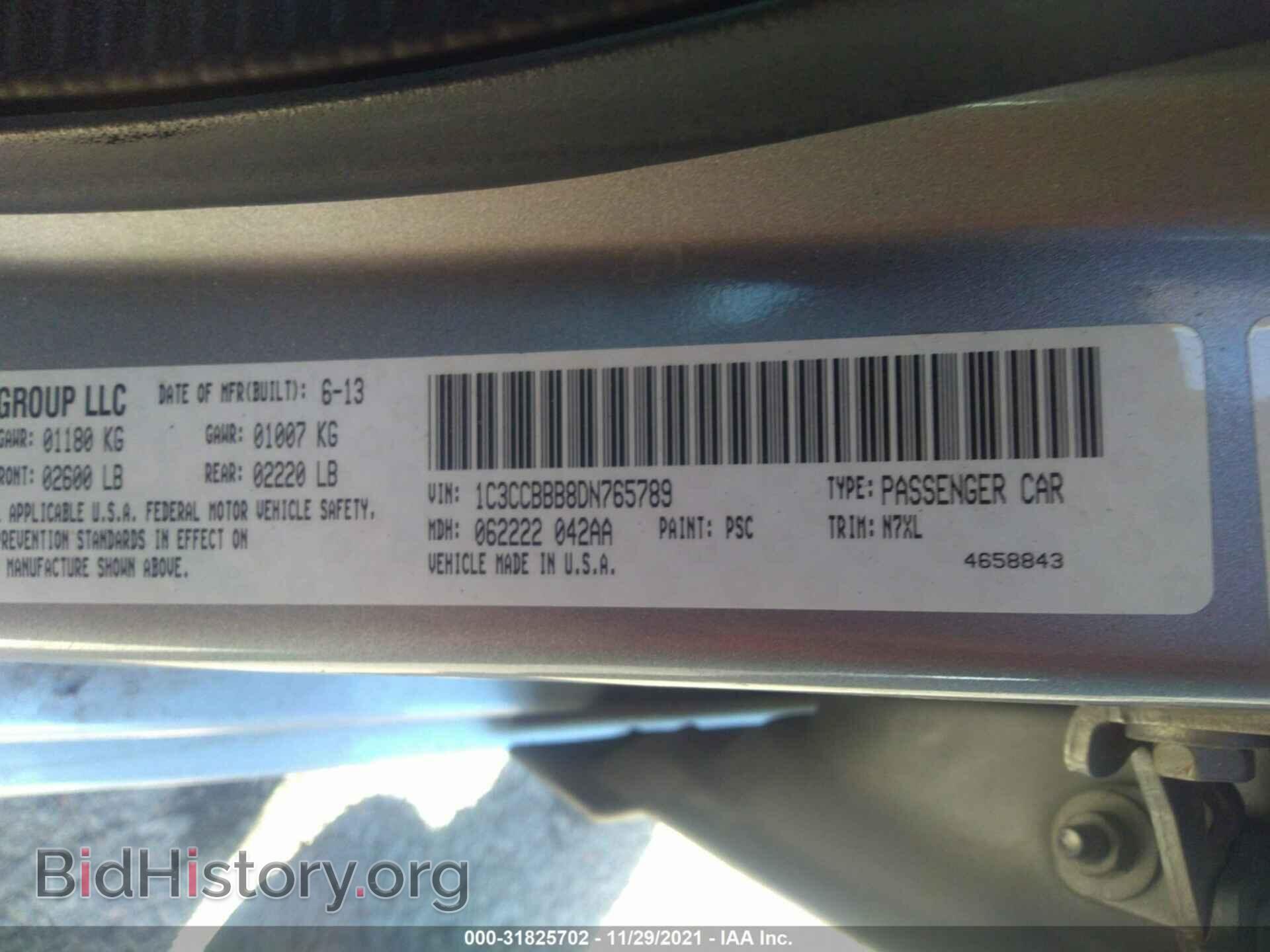 2013 CHRYSLER 200 - VIN: 1C3CCBBB8DN765789 - Photo 9