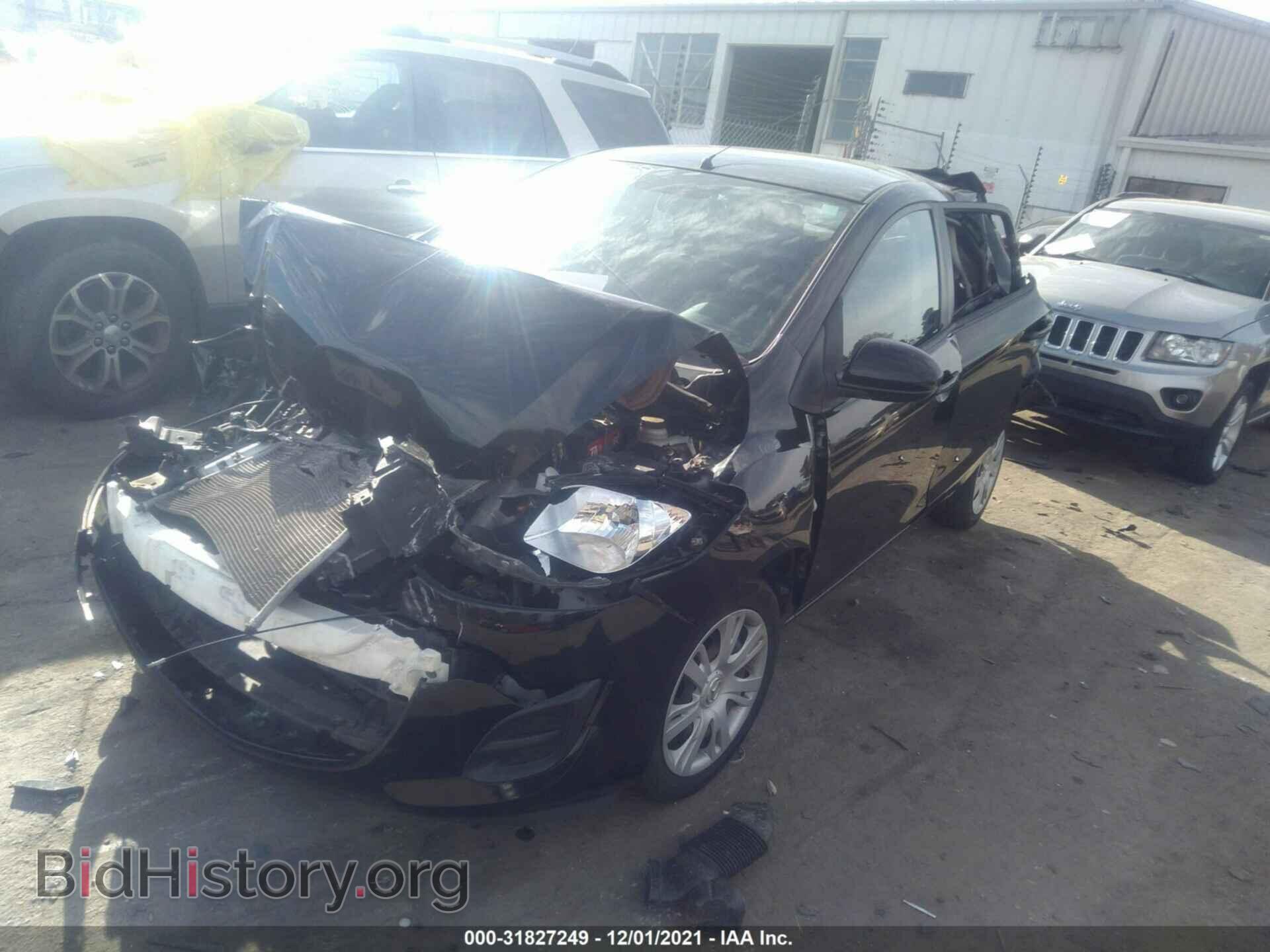 2012 MAZDA MAZDA2 - VIN: JM1DE1KY4C0132369 - Фото 2
