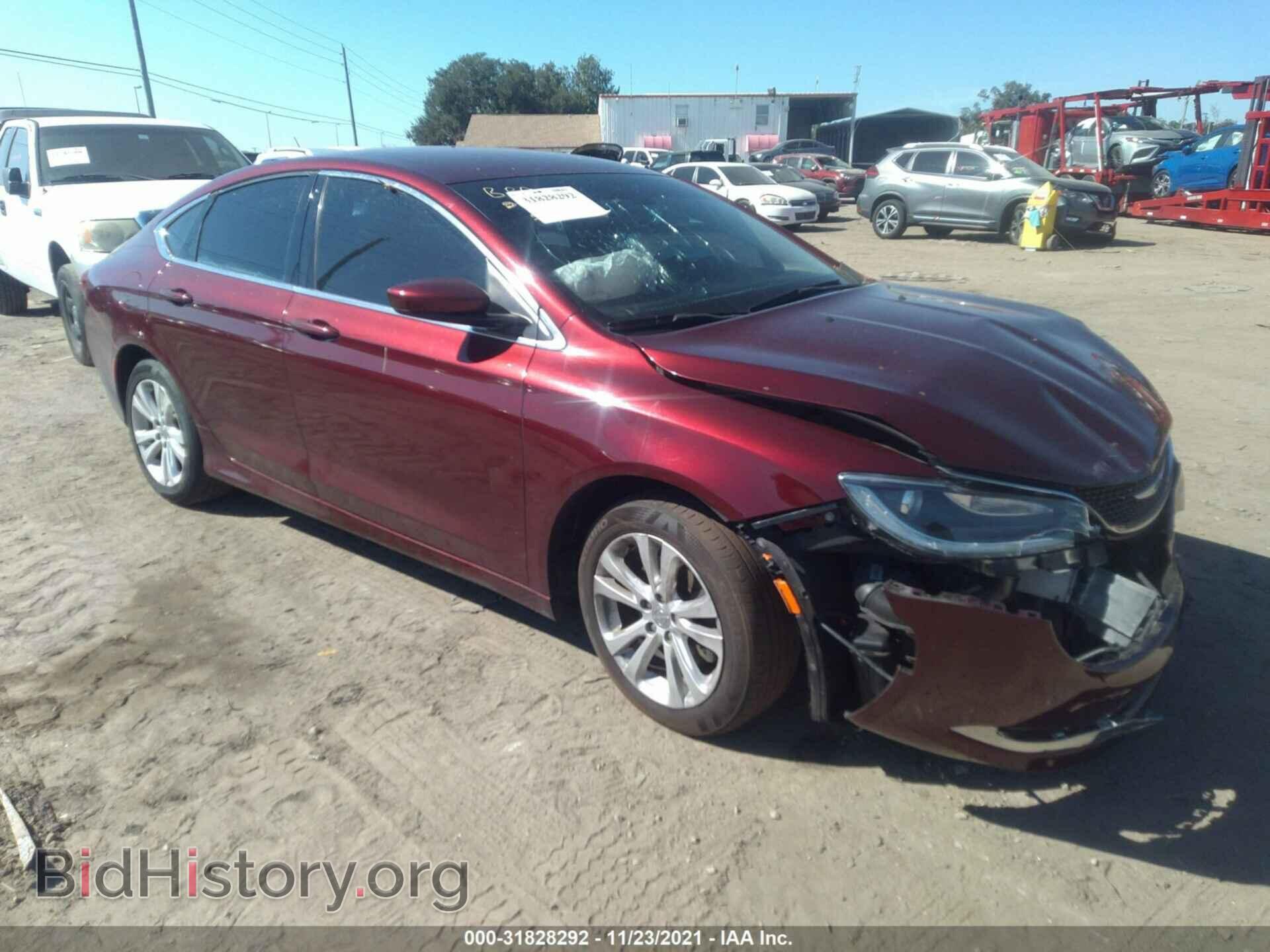 Фотография 1C3CCCAB6GN130453 - CHRYSLER 200 2016