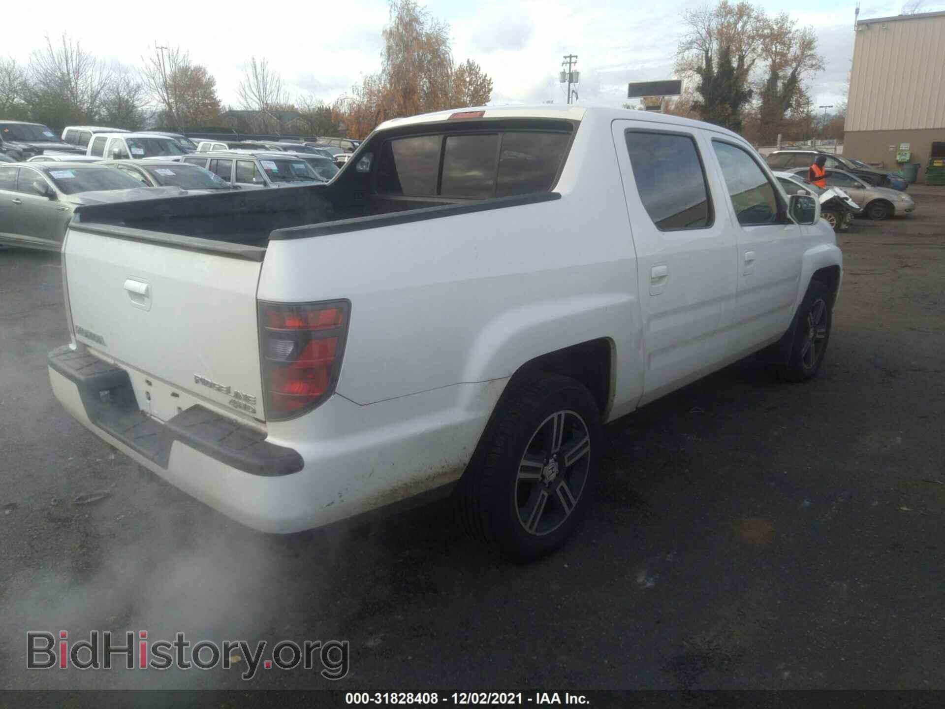 2013 HONDA RIDGELINE - VIN: 5FPYK1F78DB502891 - Фото 4