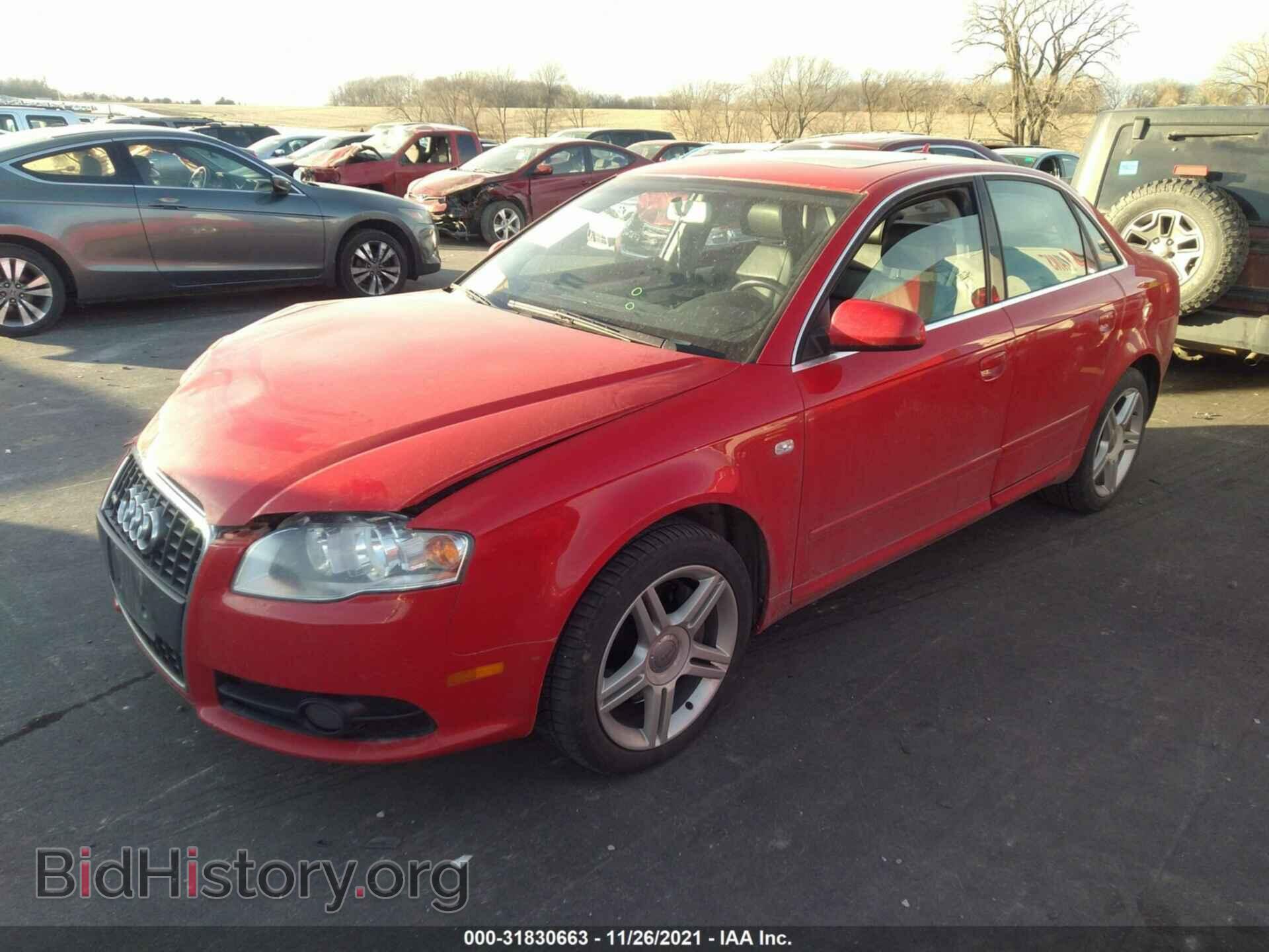 2008 AUDI A4 - VIN: WAUDF78E38A161308 - Фото 2