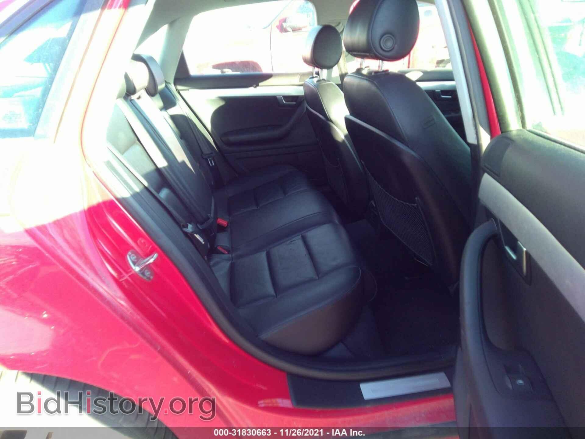 2008 AUDI A4 - VIN: WAUDF78E38A161308 - Фото 8