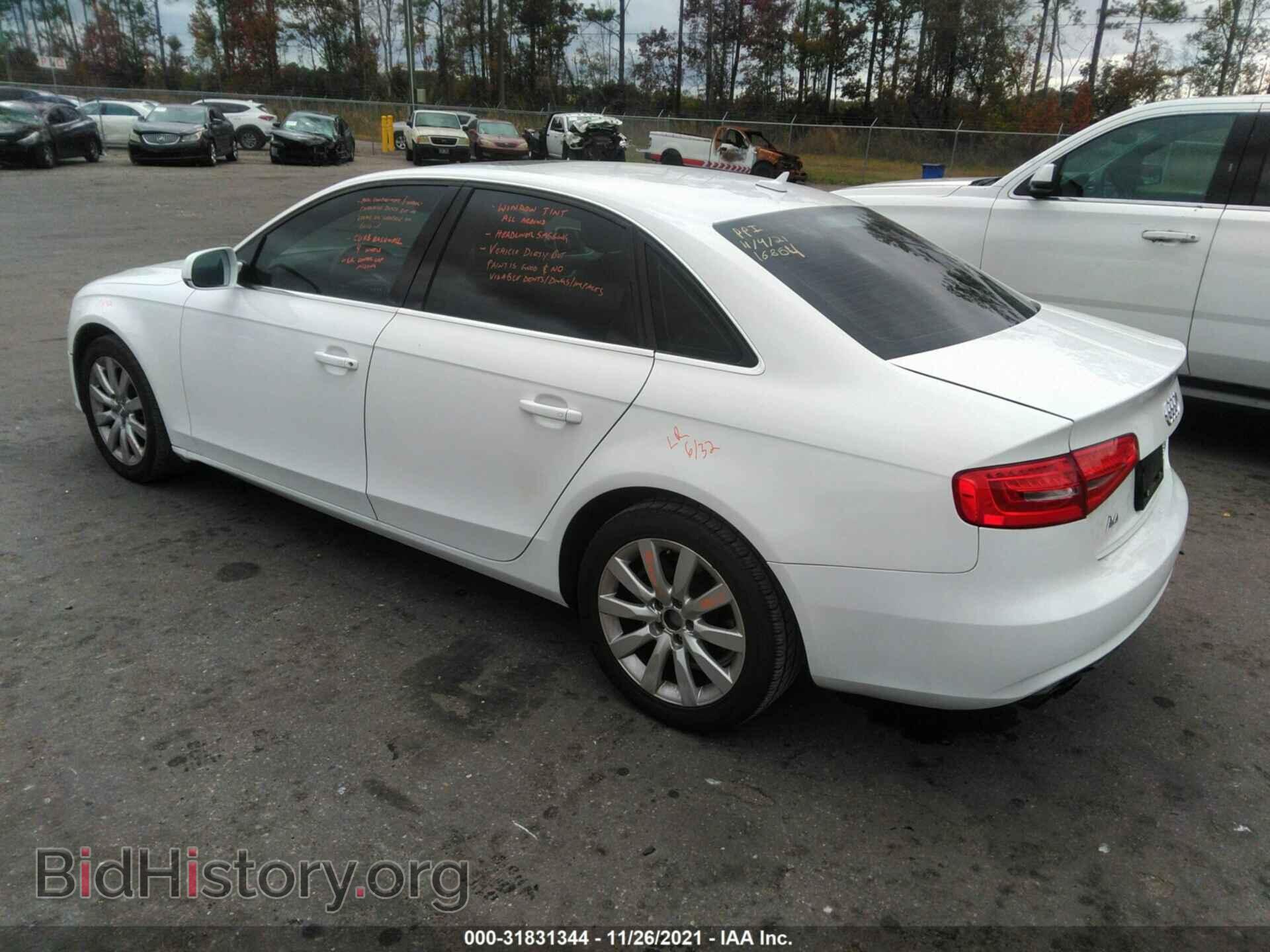2013 AUDI A4 - VIN: WAUAFAFL8DN047194 - Фото 3