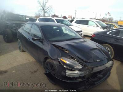 2016 Dodge DART SXT, черный — VIN 1C3CDFBB0GD732946, IAAI