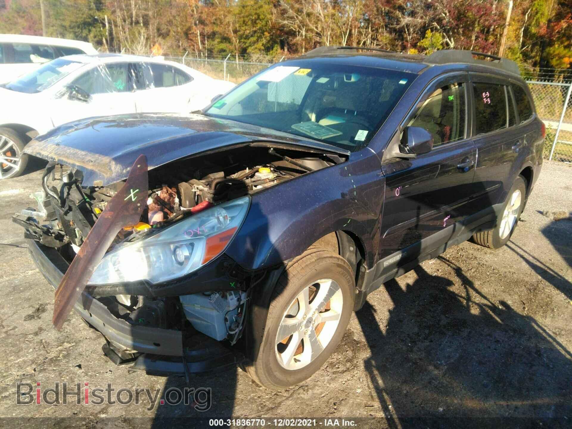 2013 SUBARU OUTBACK - VIN: 4S4BRCPC8D3272652 - Фото 2
