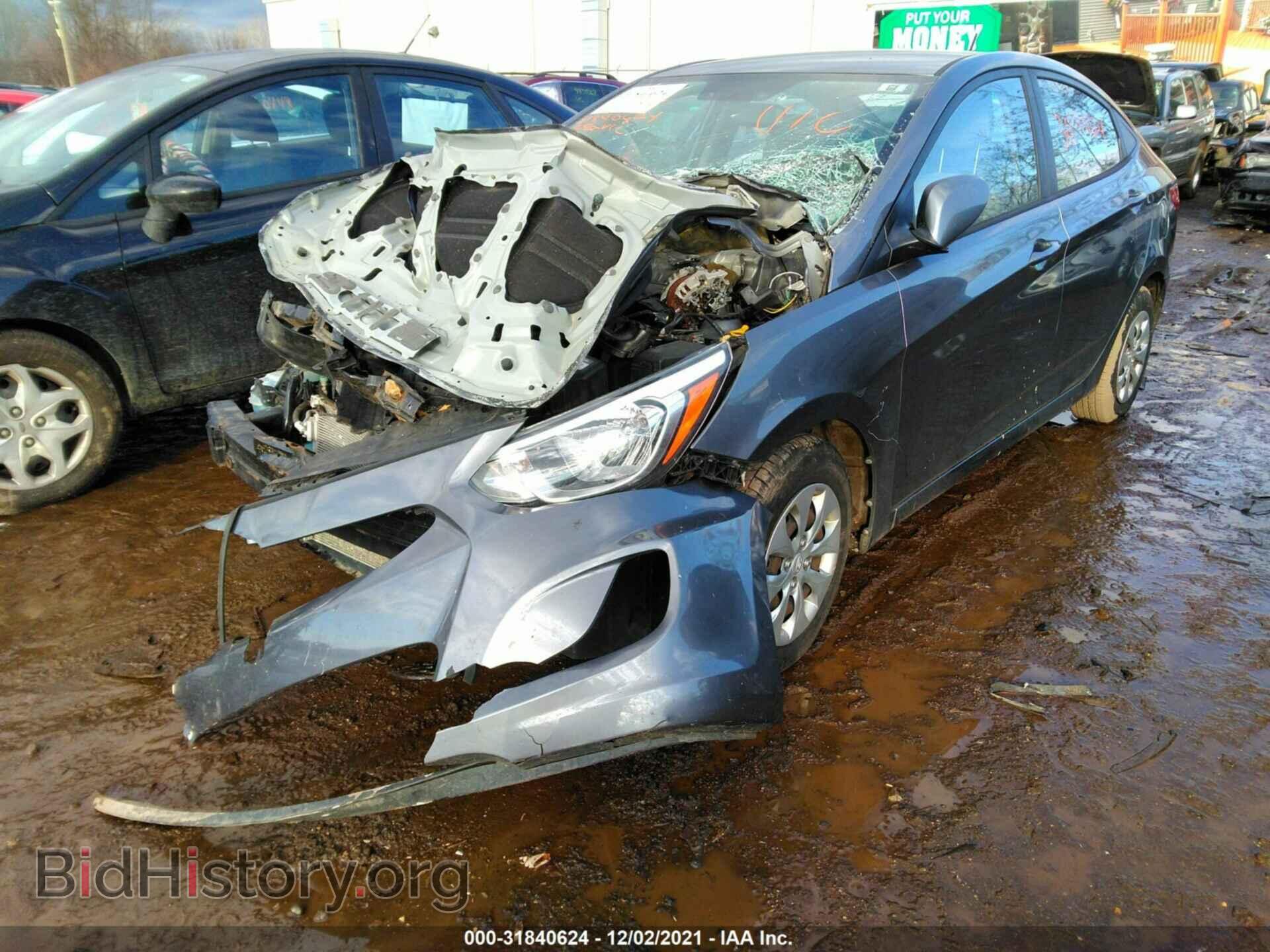 2016 HYUNDAI ACCENT - VIN: KMHCT4AE2GU981663 - Фото 2