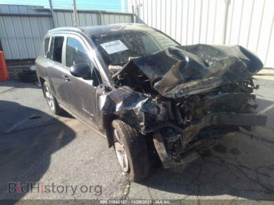 2014 Jeep COMPASS Latitude, gray — VIN 1C4NJDEB7ED759846, IAAI