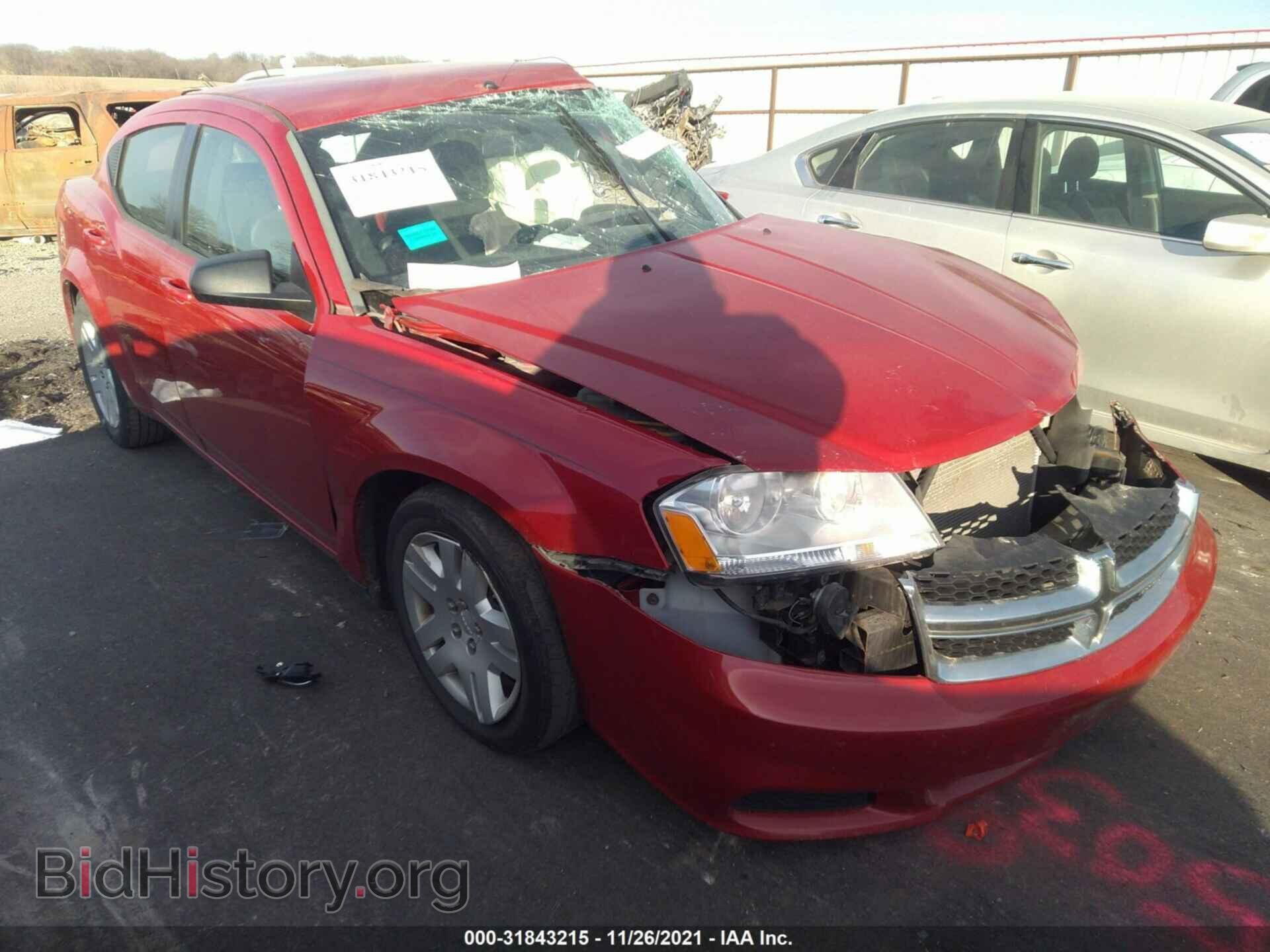Фотография 1C3CDZAB6DN756581 - DODGE AVENGER 2013