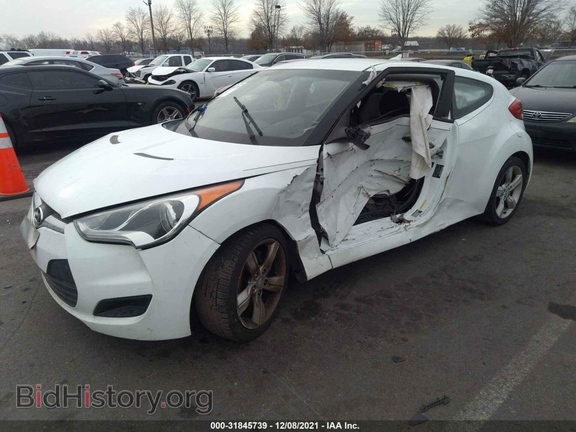 2012 HYUNDAI VELOSTER - VIN: KMHTC6AD7CU074839 - Фото 2