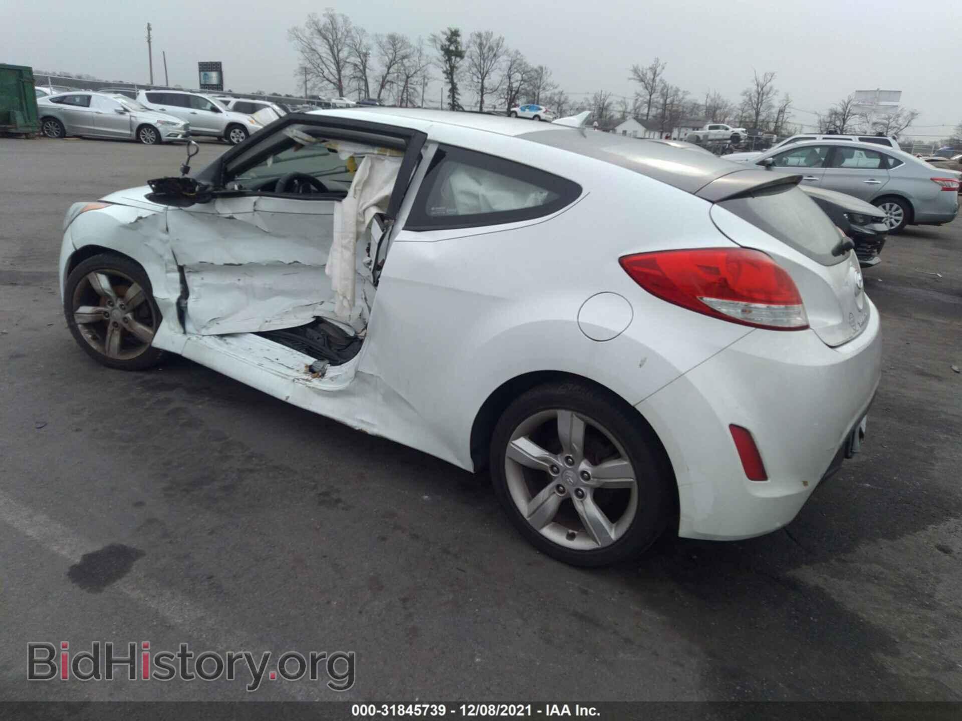 2012 HYUNDAI VELOSTER - VIN: KMHTC6AD7CU074839 - Фото 3