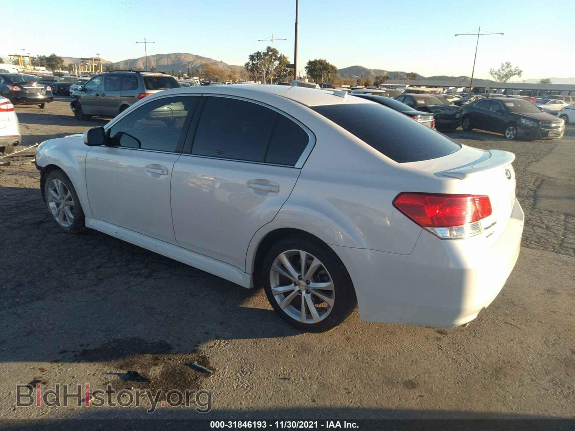 2013 SUBARU LEGACY - VIN: 4S3BMDP61D2017687 - Фото 3