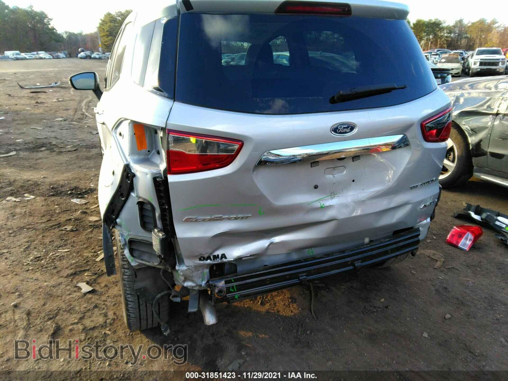 2020 FORD ECOSPORT - VIN: MAJ6S3KL9LC355948 - Фото 6
