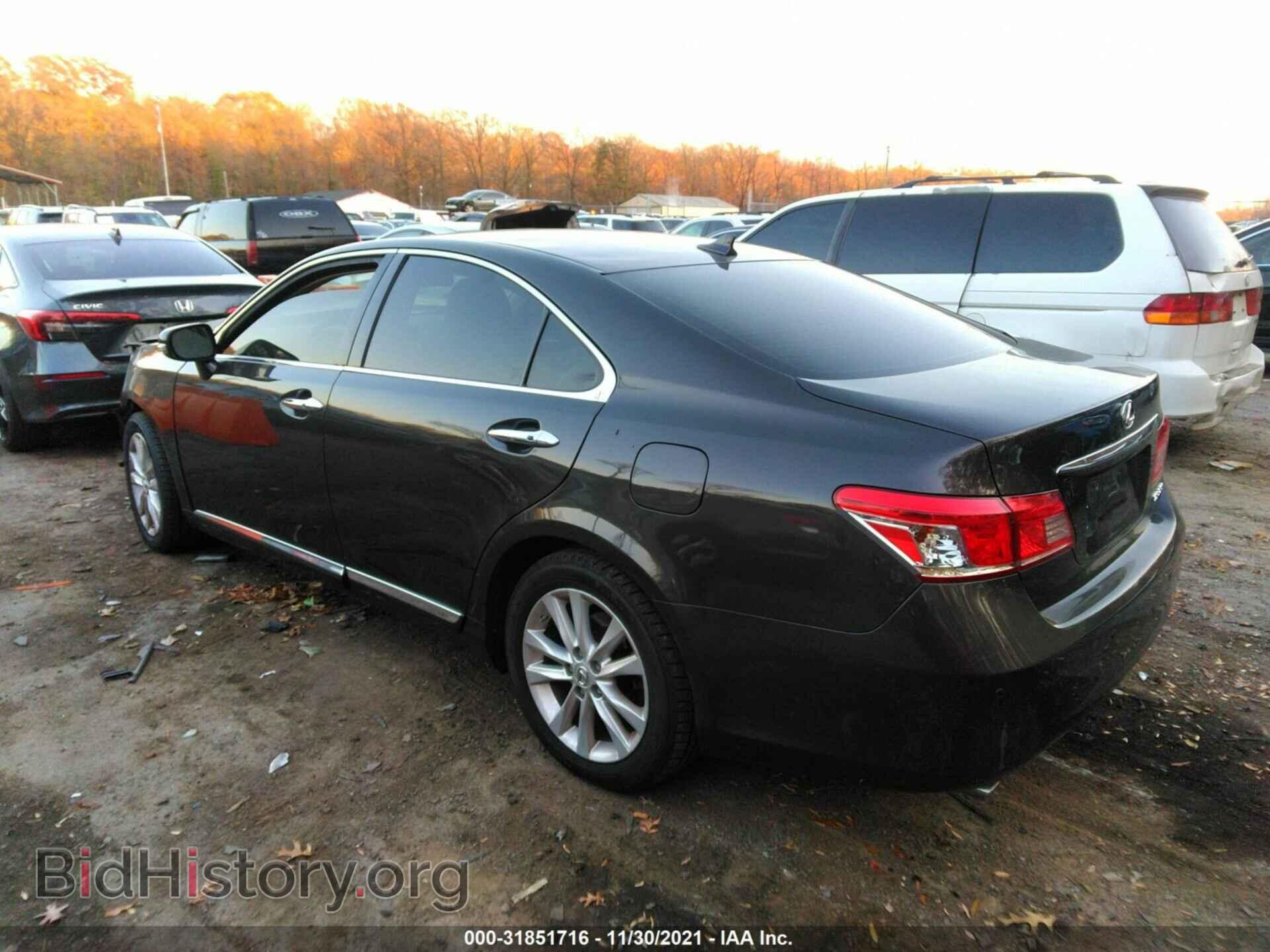 2012 LEXUS ES 350 - VIN: JTHBK1EG6C2490577 - Фото 3