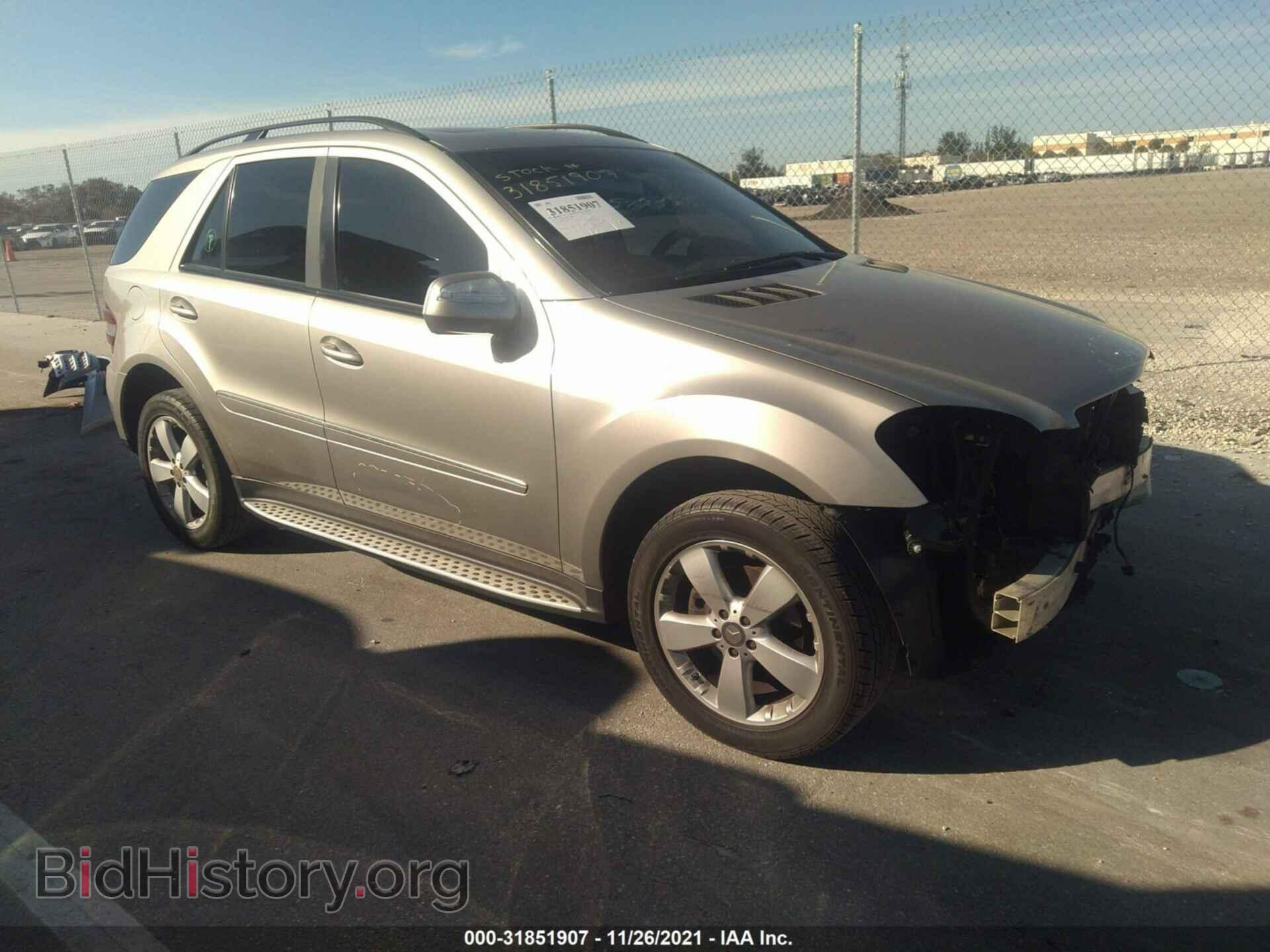 Photo 4JGBB86E19A489404 - MERCEDES-BENZ M-CLASS 2009