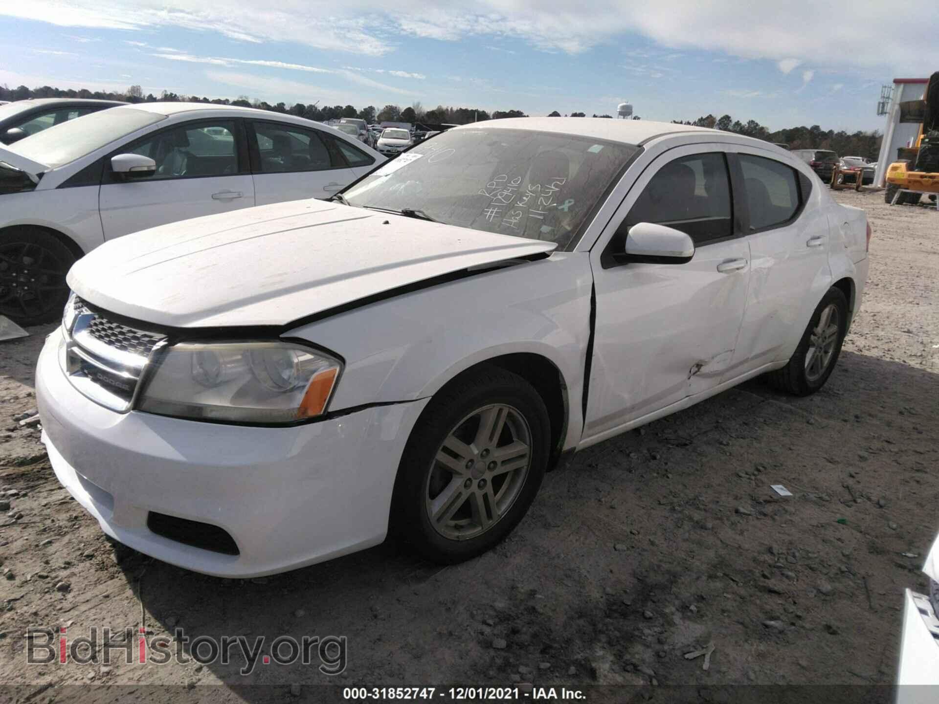 2012 DODGE AVENGER - VIN: 1C3CDZCB3CN147668 - Photo 2
