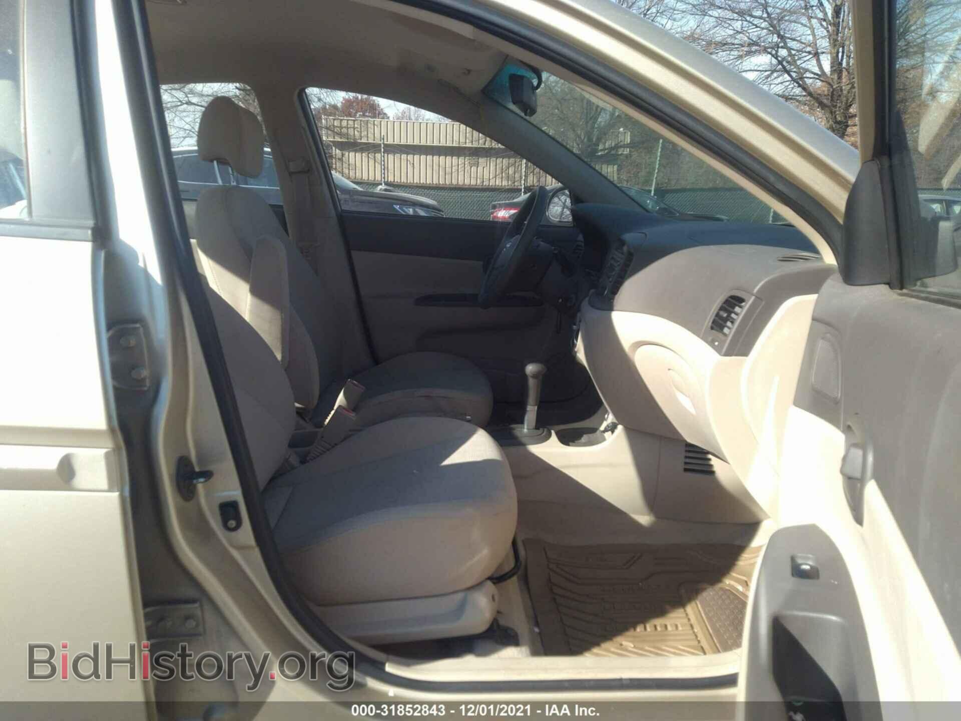 2007 HYUNDAI ACCENT - VIN: KMHCN46C67U107706 - Фото 5