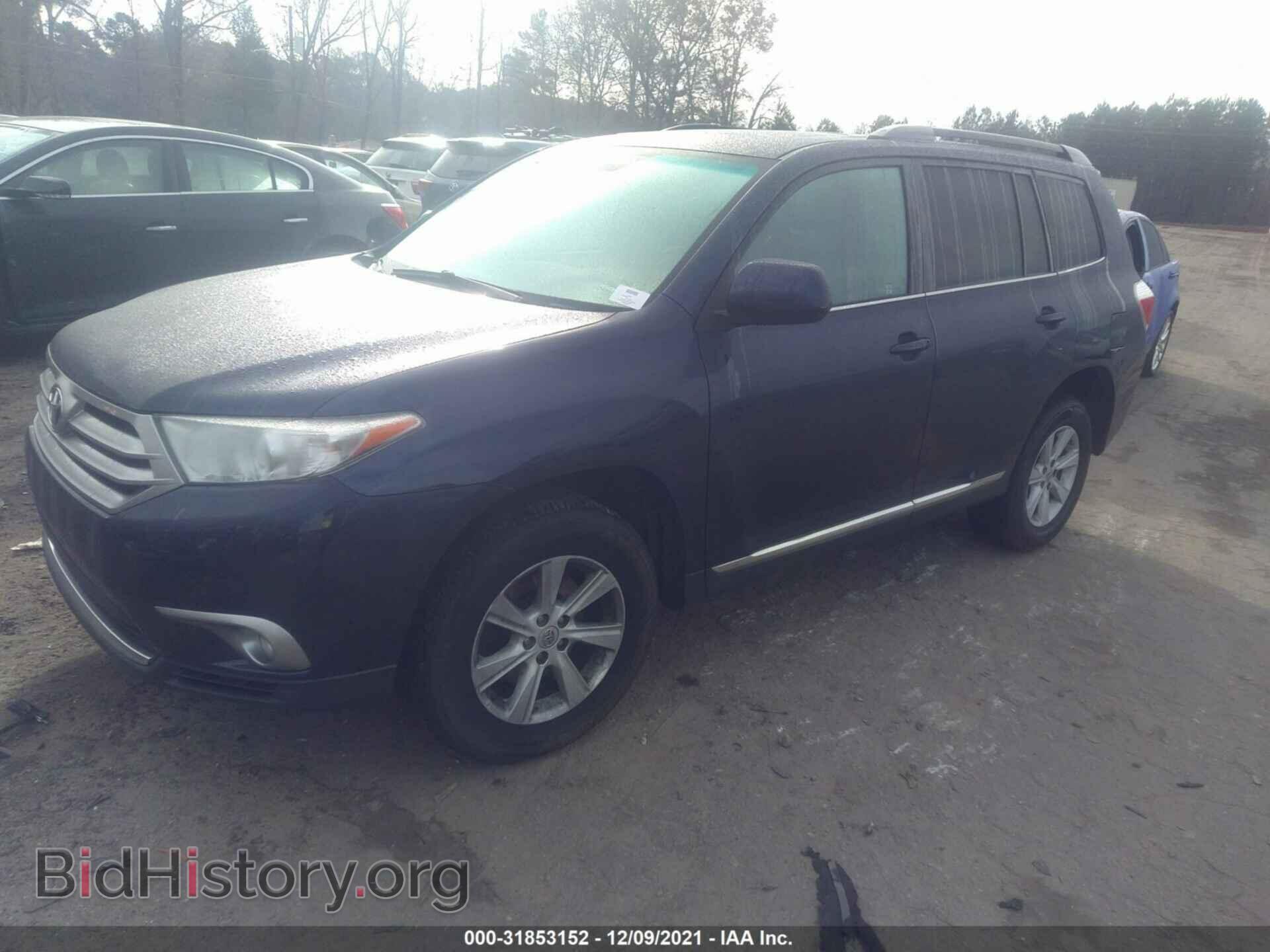 2012 TOYOTA HIGHLANDER - VIN: 5TDBK3EH8CS125431 - Фото 2