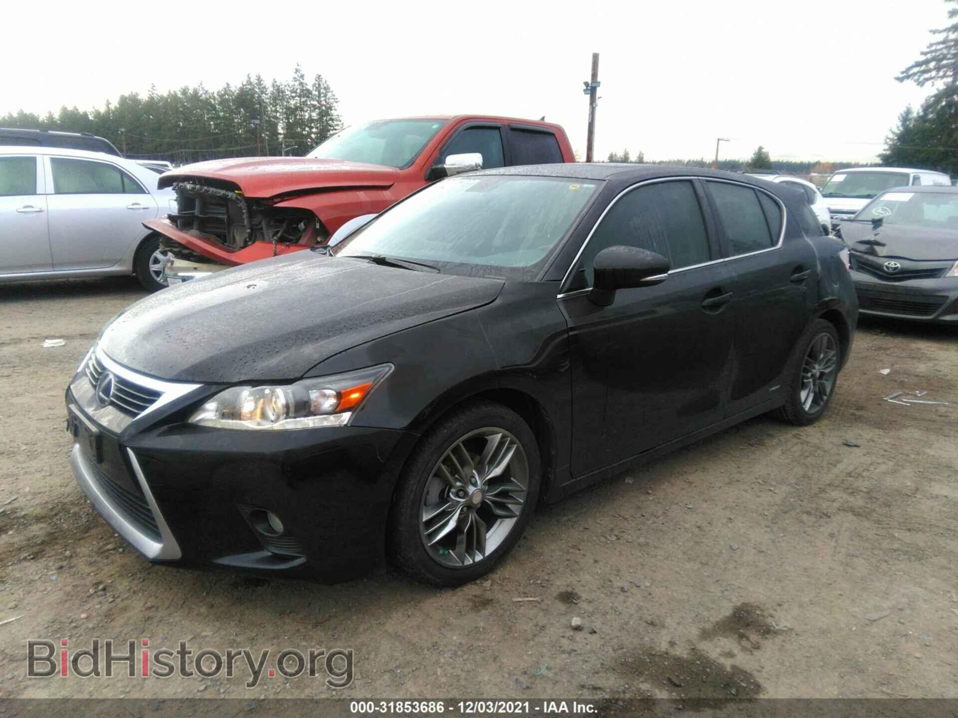 2014 LEXUS CT 200H - VIN: JTHKD5BH6E2183234 - Фото 2