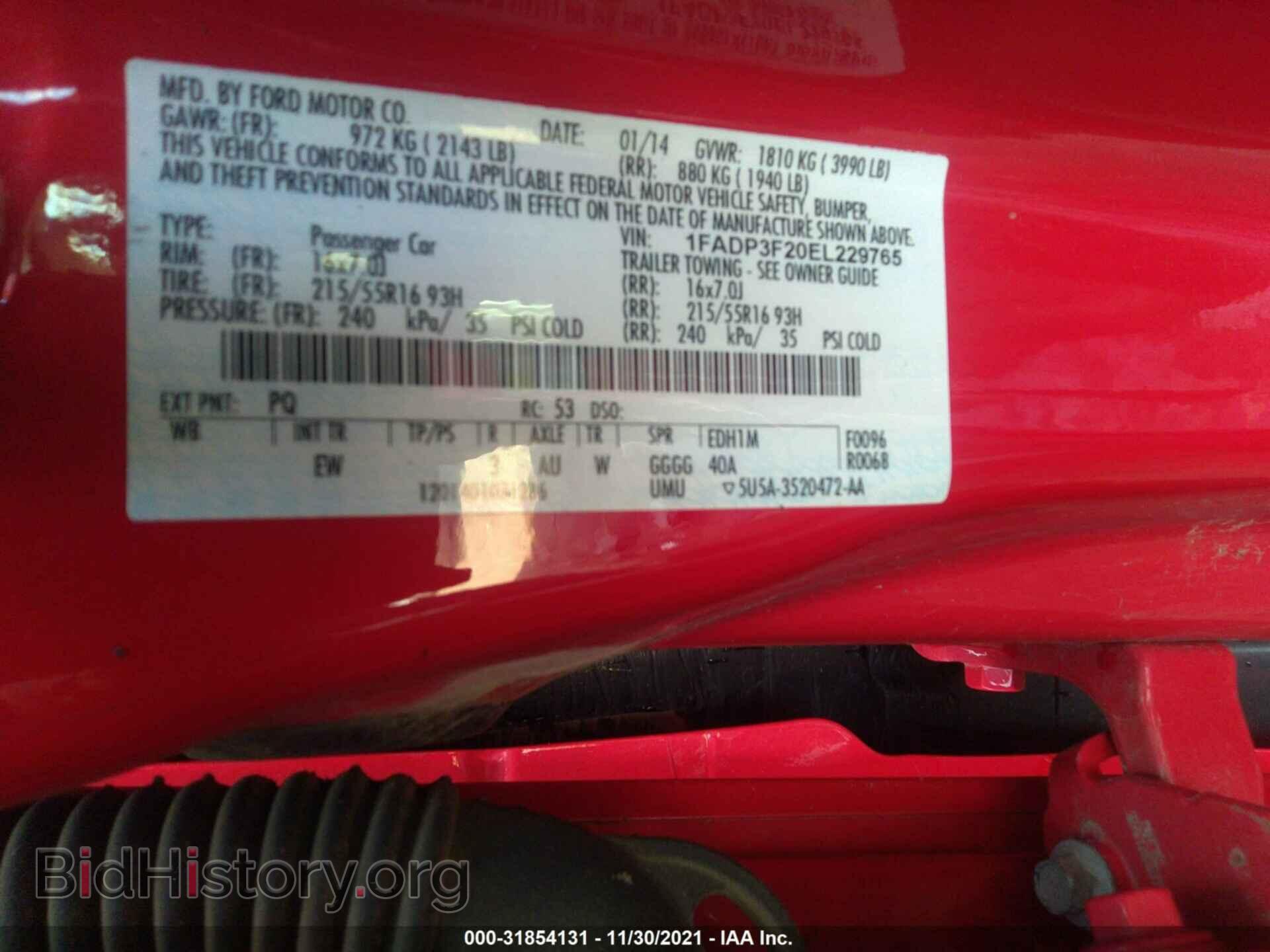 2014 FORD FOCUS - VIN: 1FADP3F20EL229765 - Photo 9