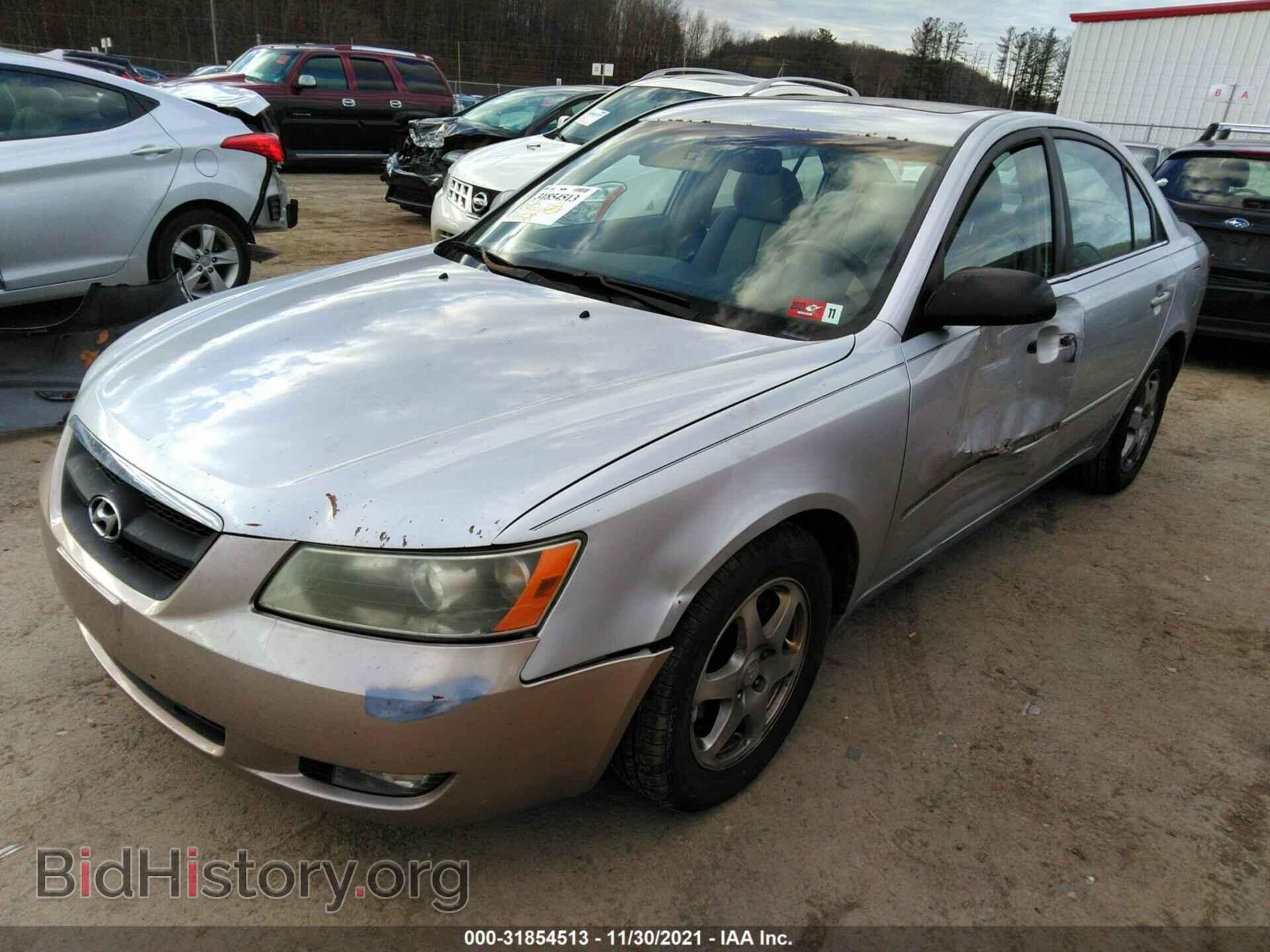 2006 HYUNDAI SONATA - VIN: 5NPEU46C96H092630 - Фото 2