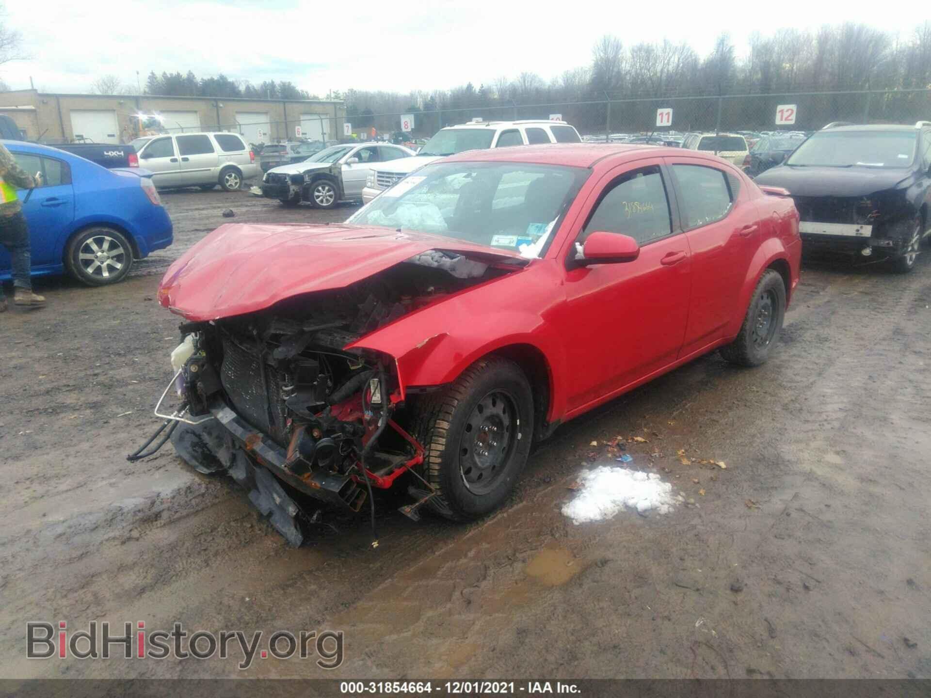 2011 DODGE AVENGER - VIN: 1B3BD1FG8BN574280 - Фото 2