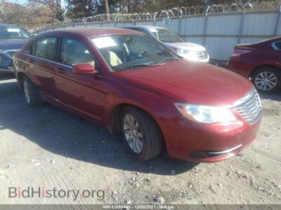 2013 Chrysler 200 Touring, бордовый — VIN 1C3CCBBB1DN515018, IAAI